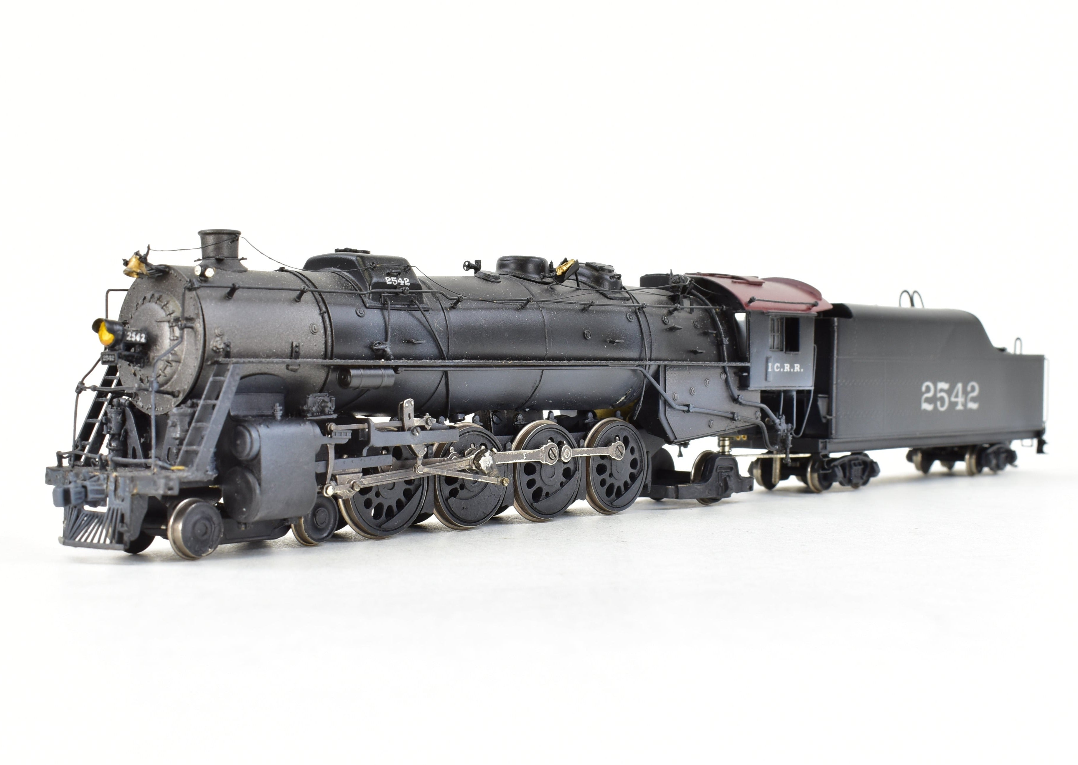 HO Brass Hallmark Illinois Central 4-8-2 with New NWSL Gearbox, DCC & Sound
