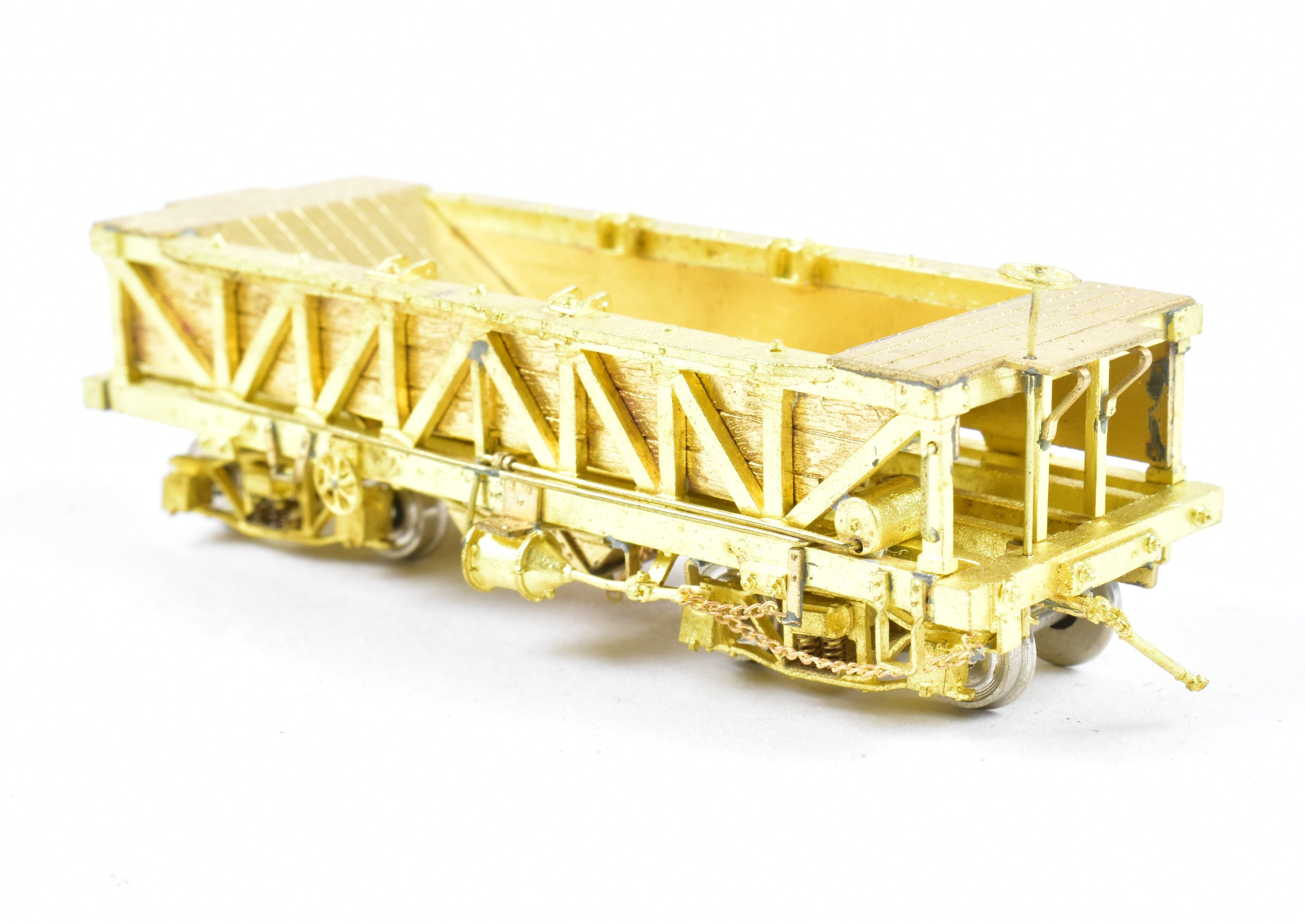HOn3 Scale Brass OMI - Overland Models, Inc. Rock Car with Sprung Trucks for Various Railroads