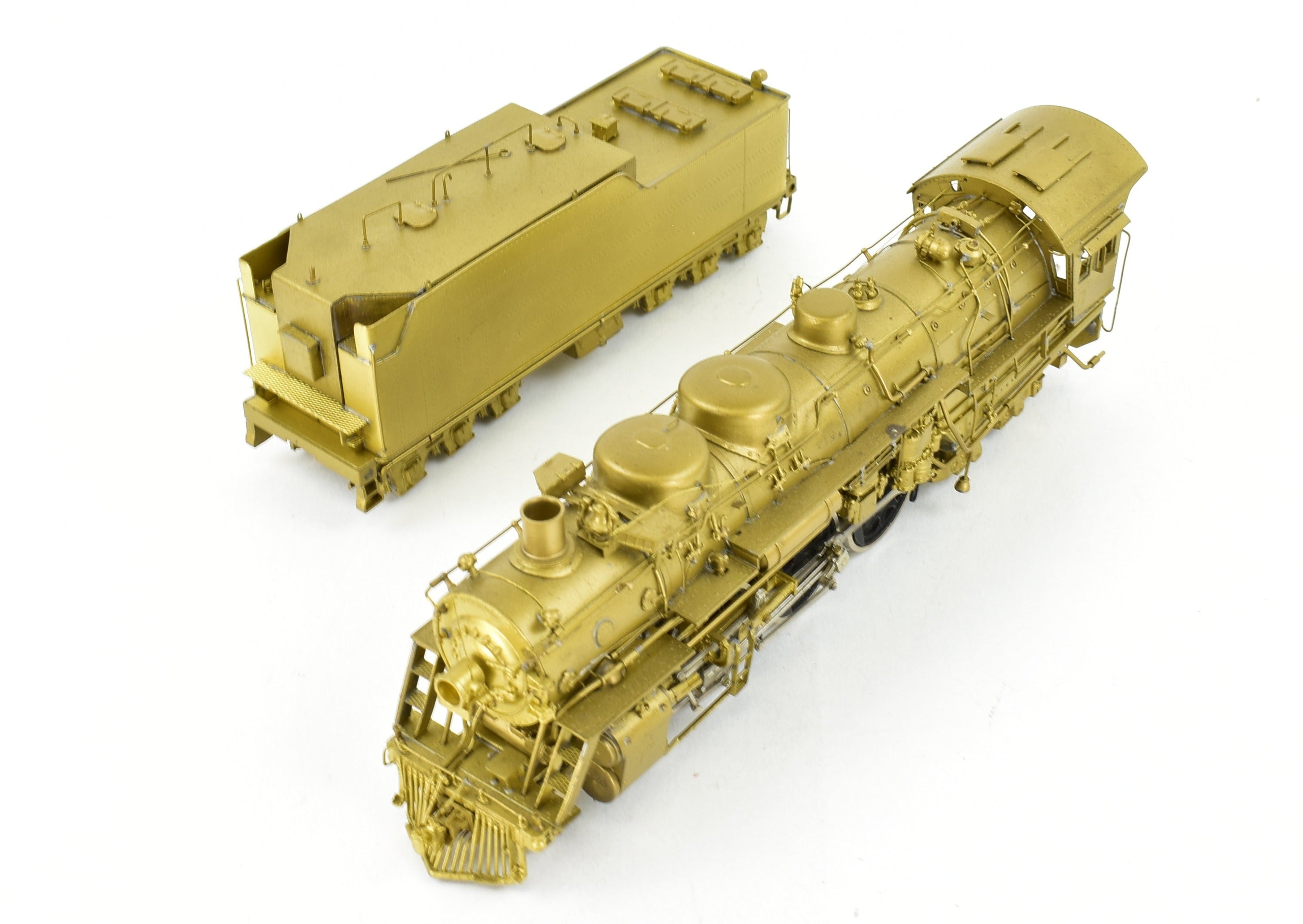 High - Quality HO Scale Brass Key Imports ATSF - Santa Fe 3450 Class 4 - 6 - 4 Modernized Model Train