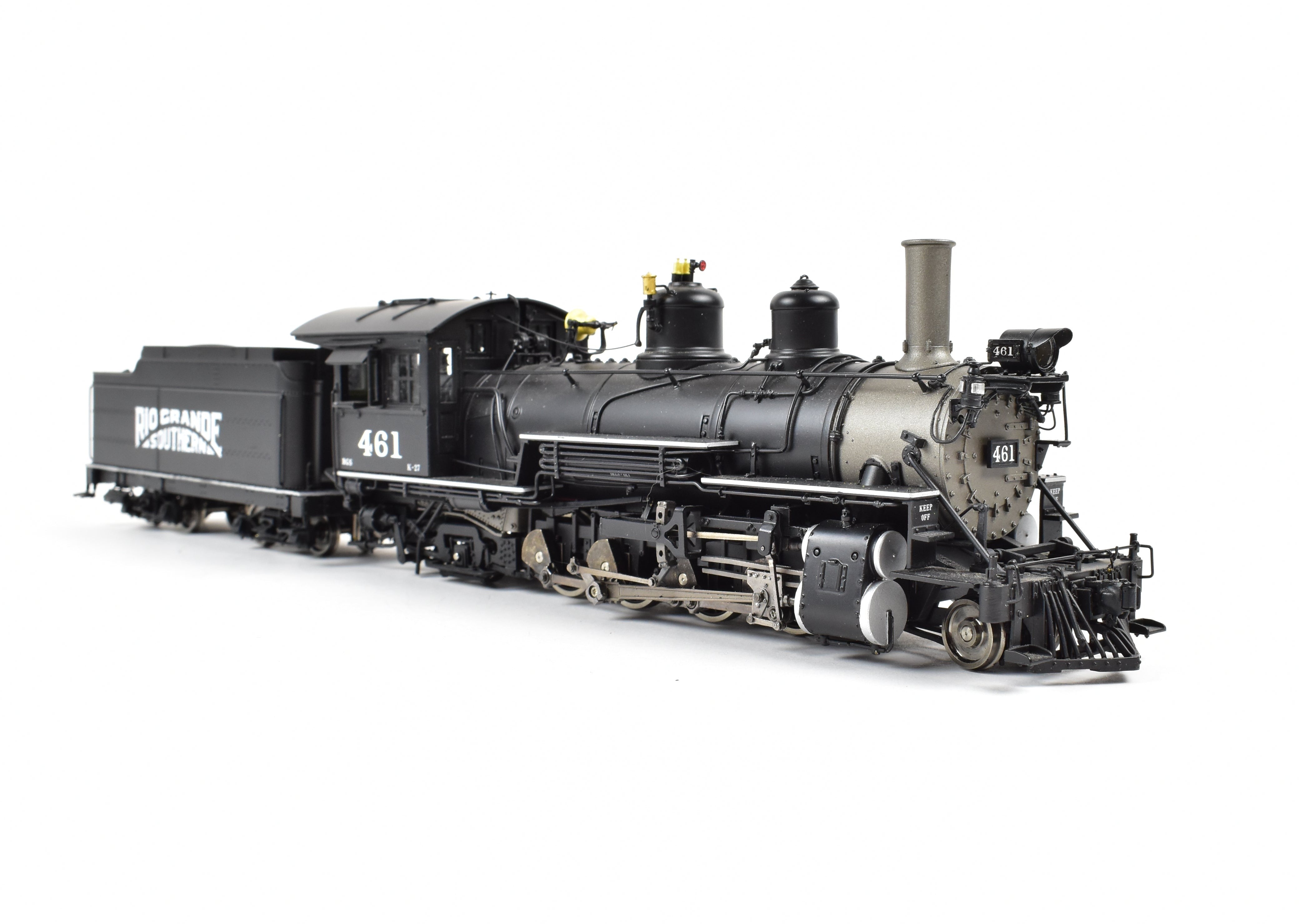 On30 Hybrid Brass MMI Rio Grande Southern K - 27 2 - 8 - 2 Locomotive #461