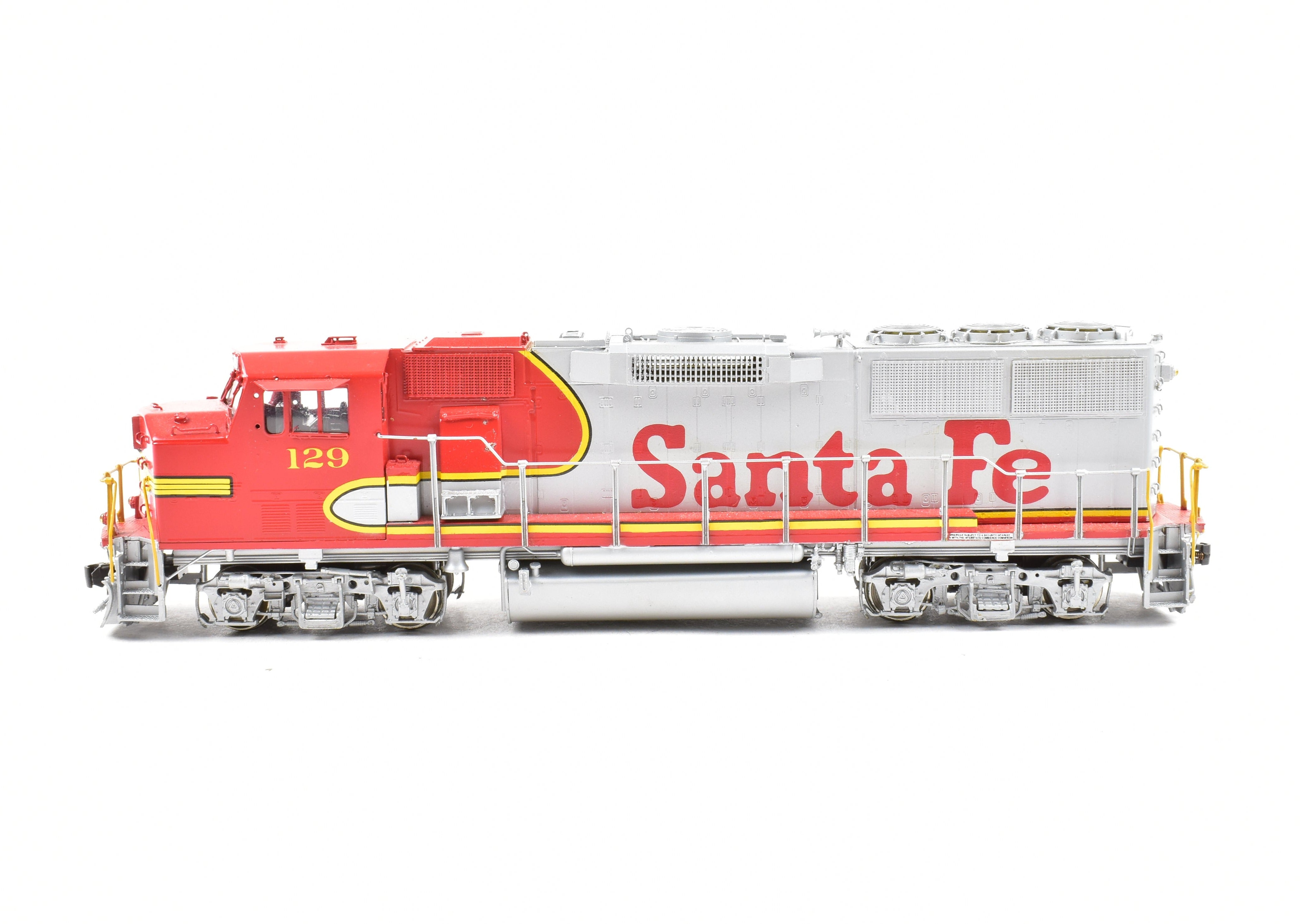 HO Scale Brass Model Train Engine - Overland Models Inc. AT&SF Santa Fe GP60M Factory Custom - Painted by OMI