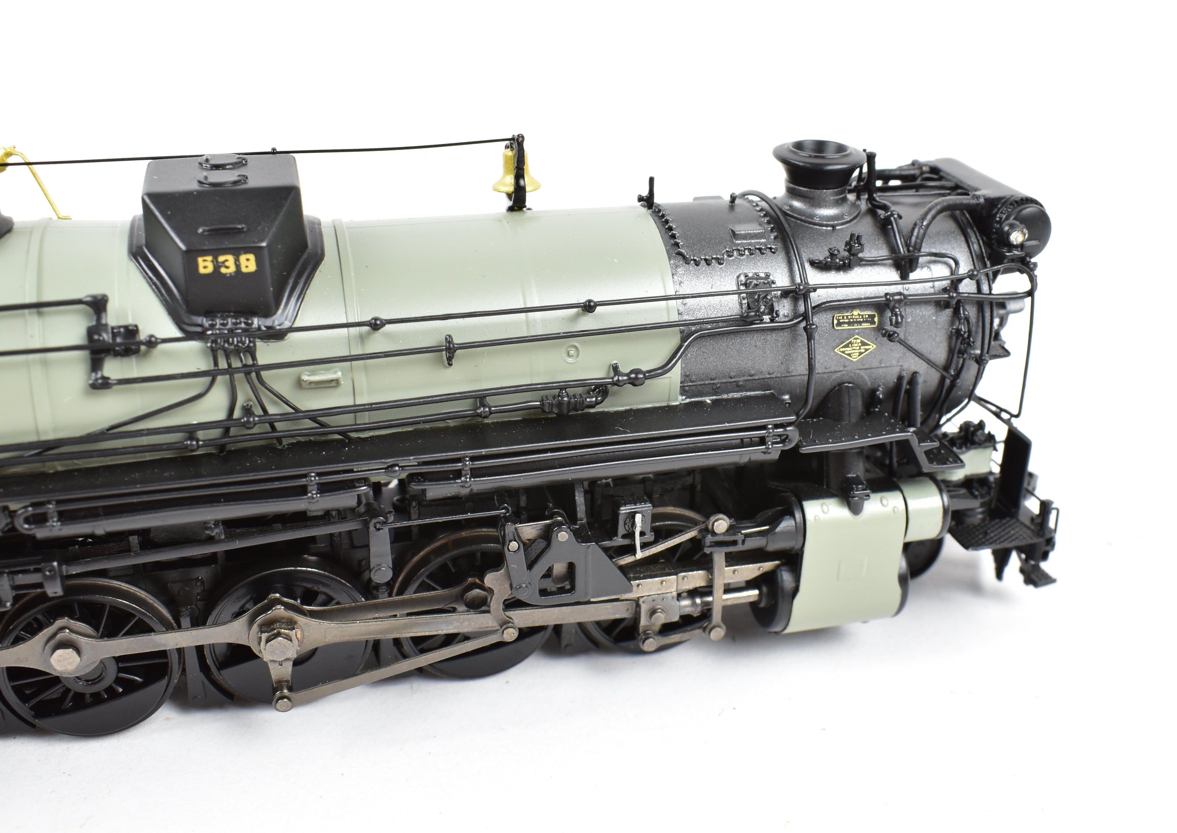 HO Scale Brass Hybrid BLI T&P 2-10-4 FP DCC & Sound Renumbered #638