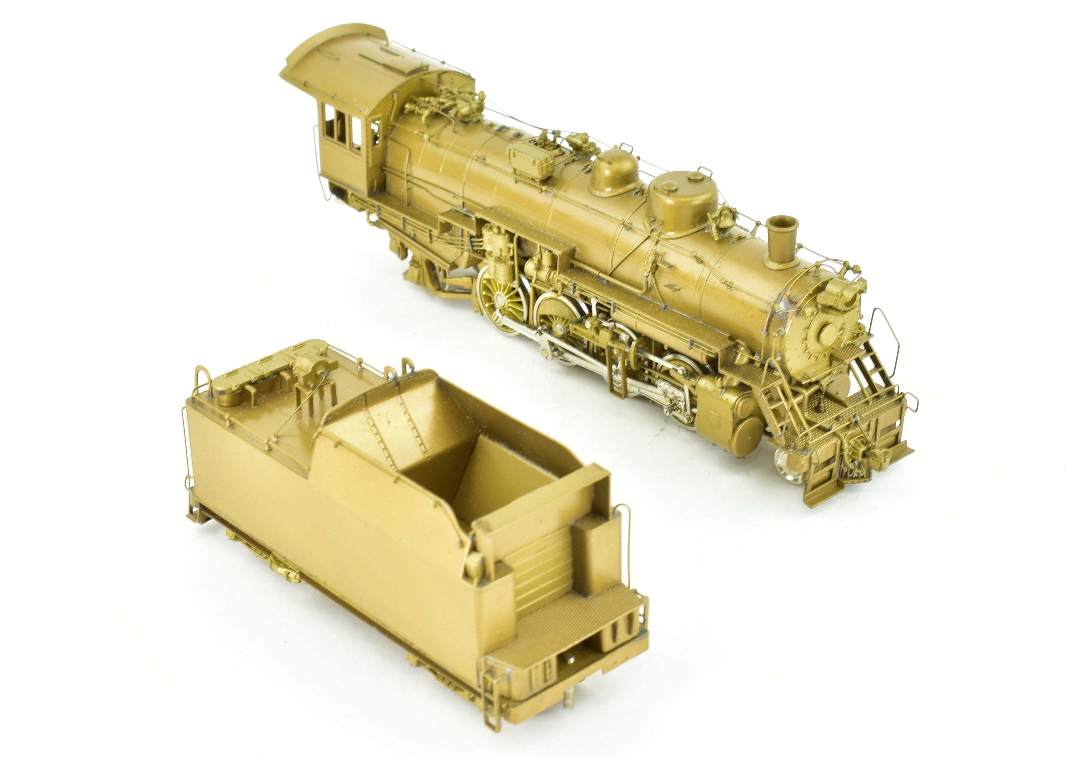 HO Scale Brass Model of Oriental Limited CB&Q - Burlington Route O - 1a 2 - 8 - 2 Steam Locomotive