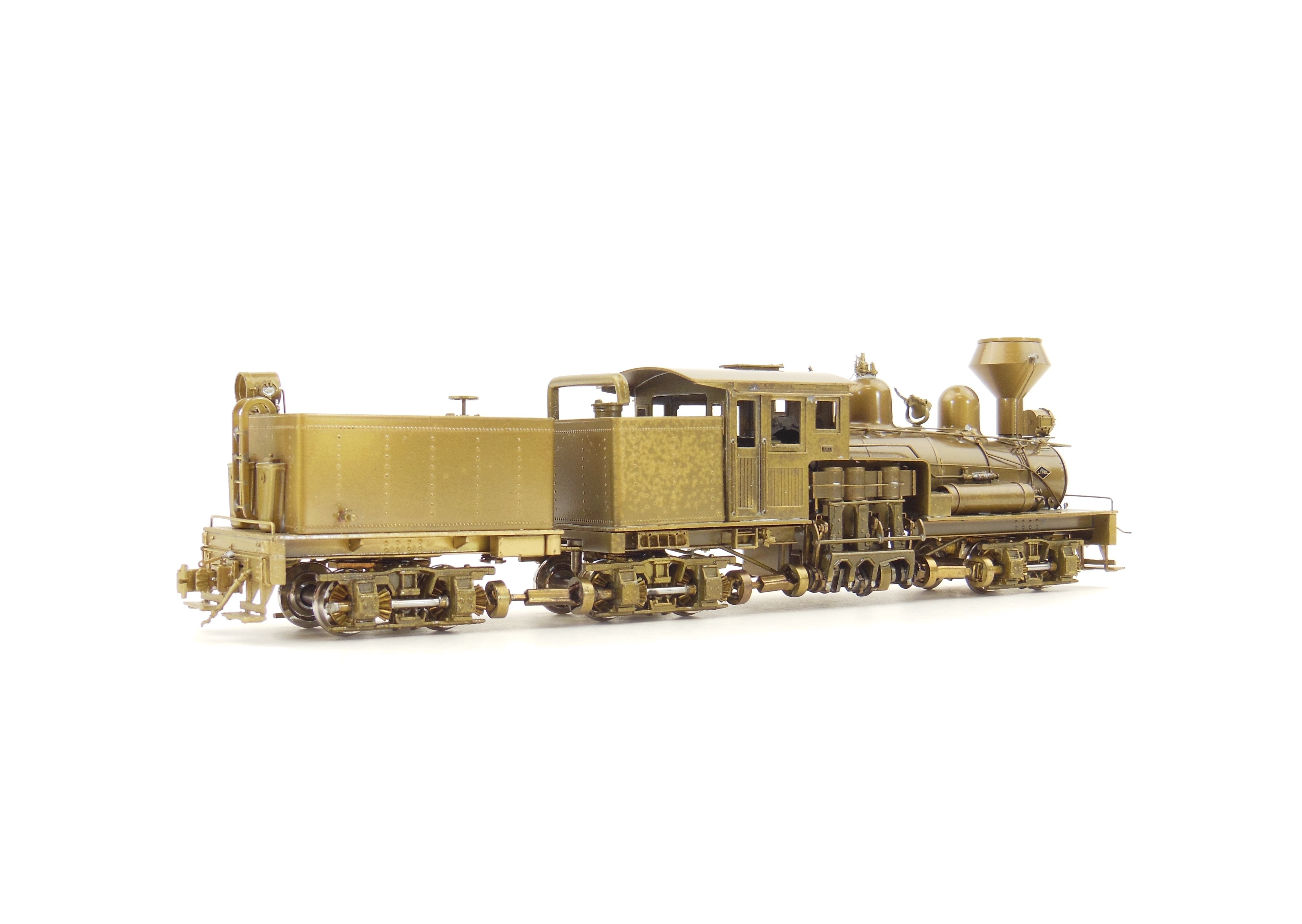 HO Scale Brass PFM - United Cherry River 3-Truck Shay Geared Model Locomotive for Train Enthusiasts