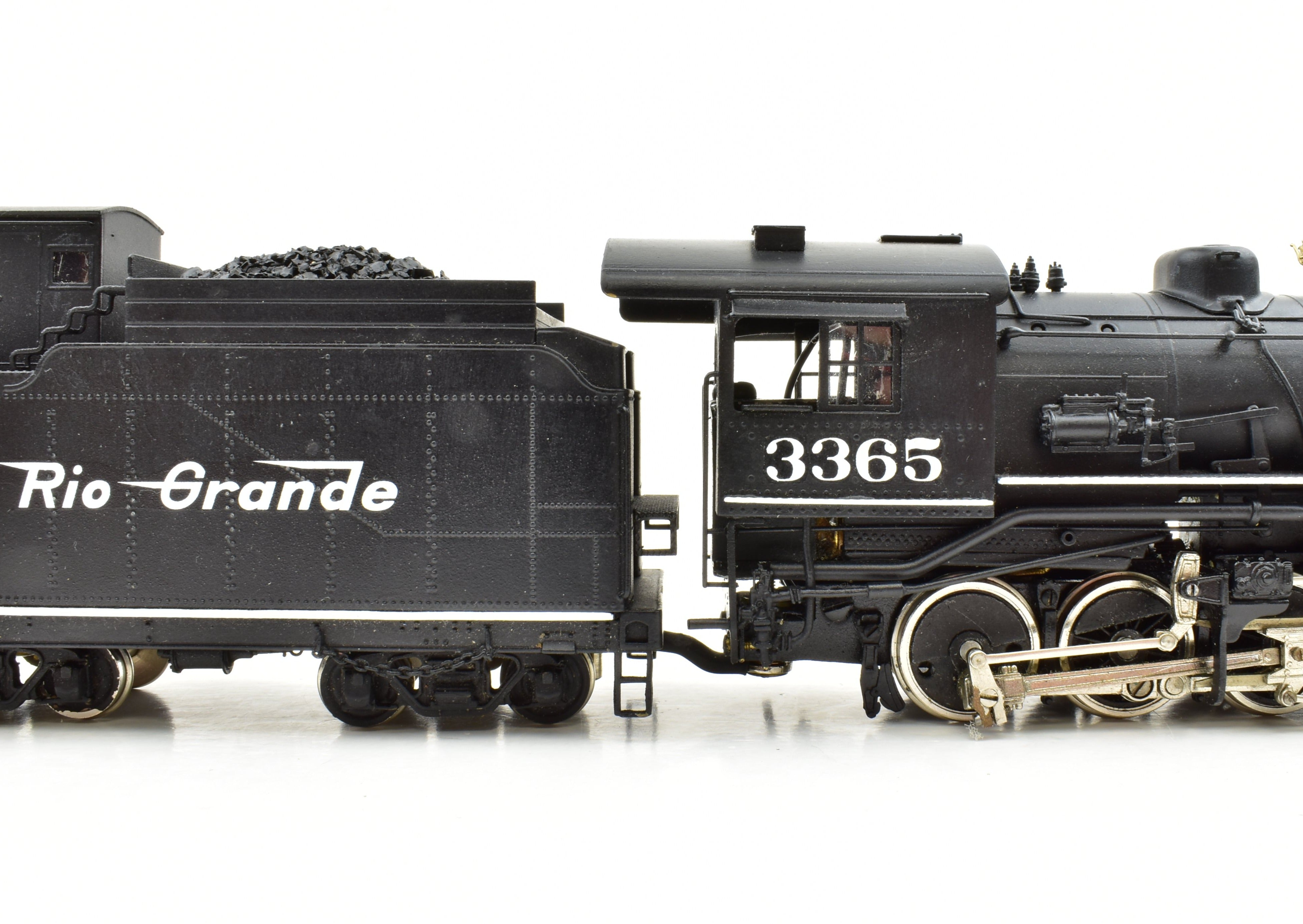 HO Scale Brass Pacific Fast Mail Model Train - United D&SL - Denver & Salt Lake - D&RGW - Denver & Rio Grande Western 2-6-6-0 CP 3365