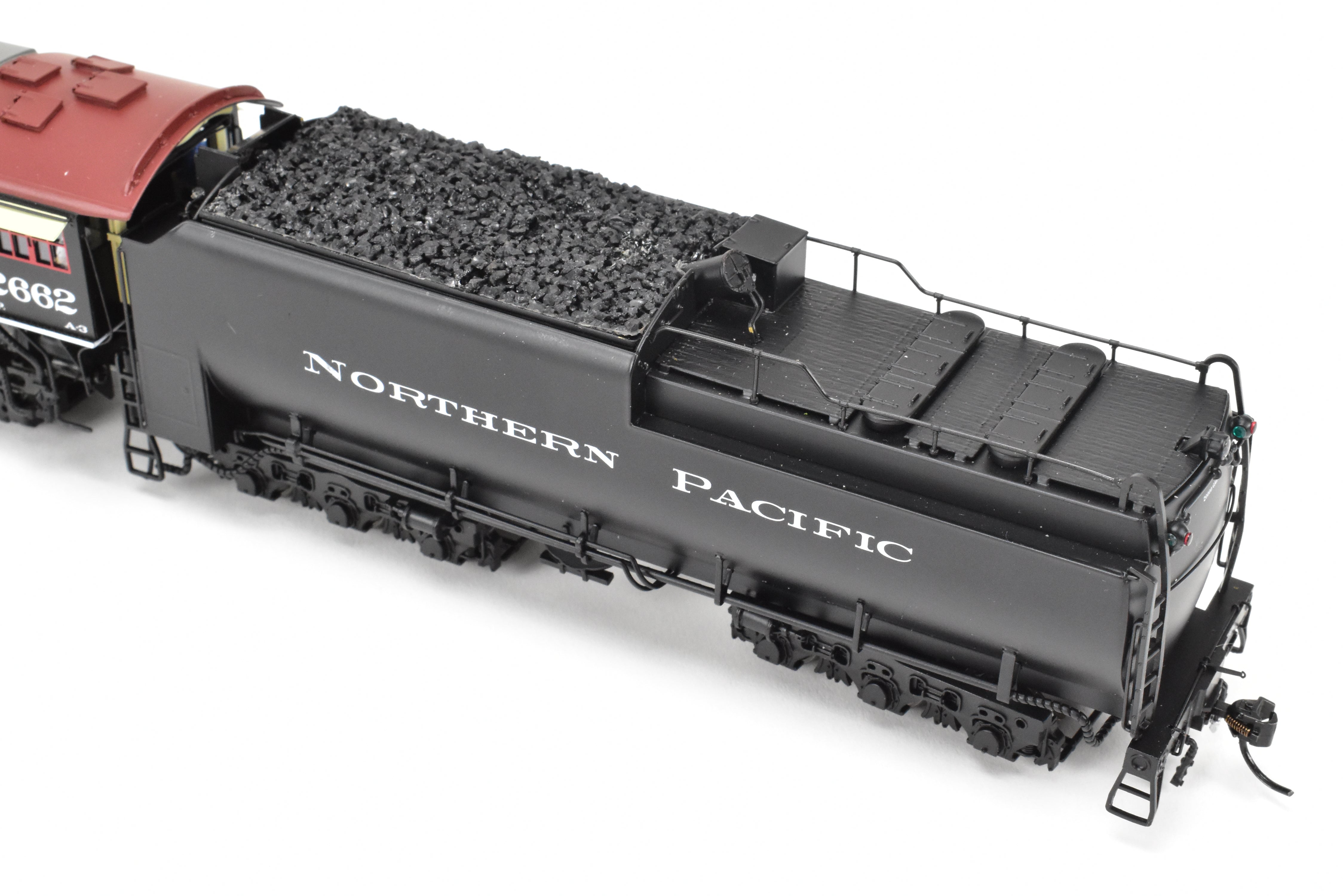 HO Scale Model Train - Broadway Limited Imports Brass Hybrid Series Northern Pacific A - 3 4 - 8 - 4 FP Locomotive with Gray Boiler (Post 1947) and Smoke, Featuring Paragon 4 Sound for DC and DCC Operation