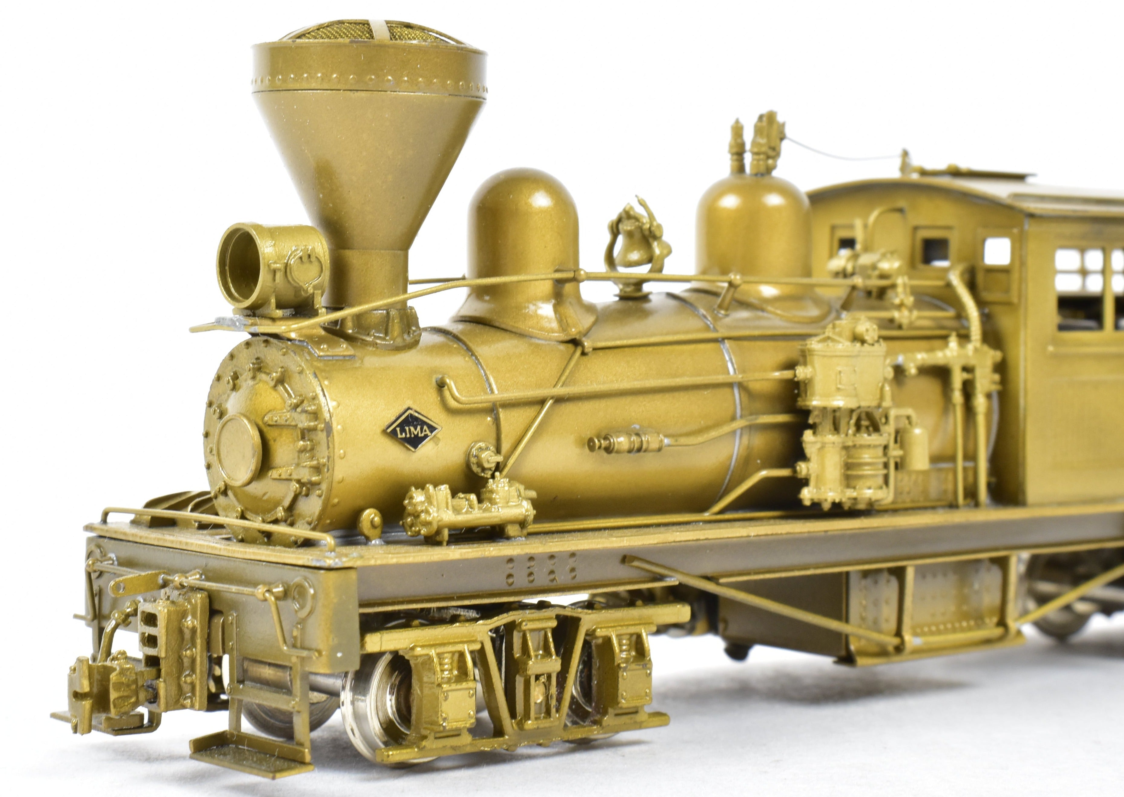 HO Scale Brass PFM - United 2-Truck Class B Shay Geared Locomotive Model for Logging Roads from the 1977 Production Run
