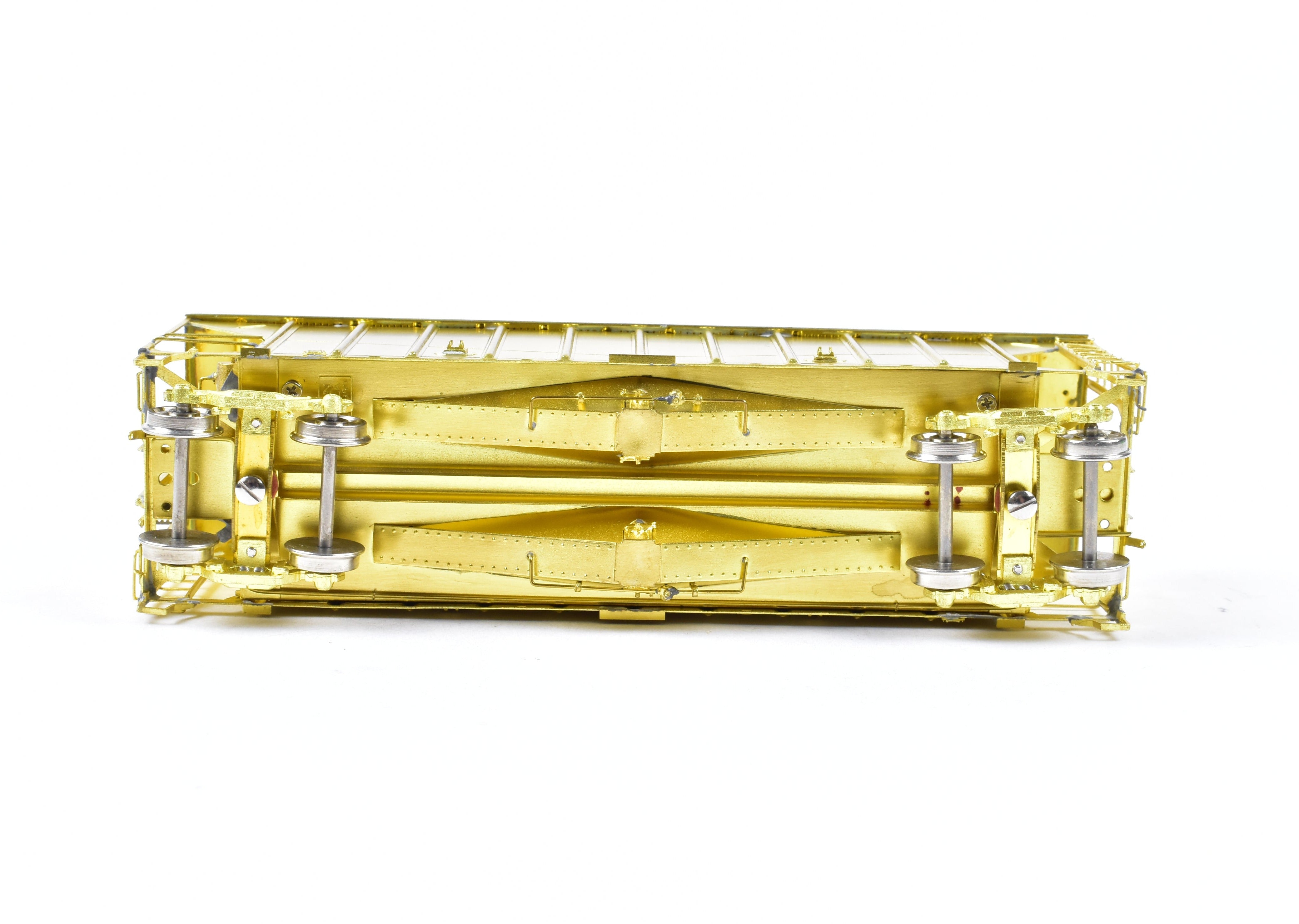 1965 HO Brass Airslide Covered Hopper by OMI w/ Tri - Angular Gussets