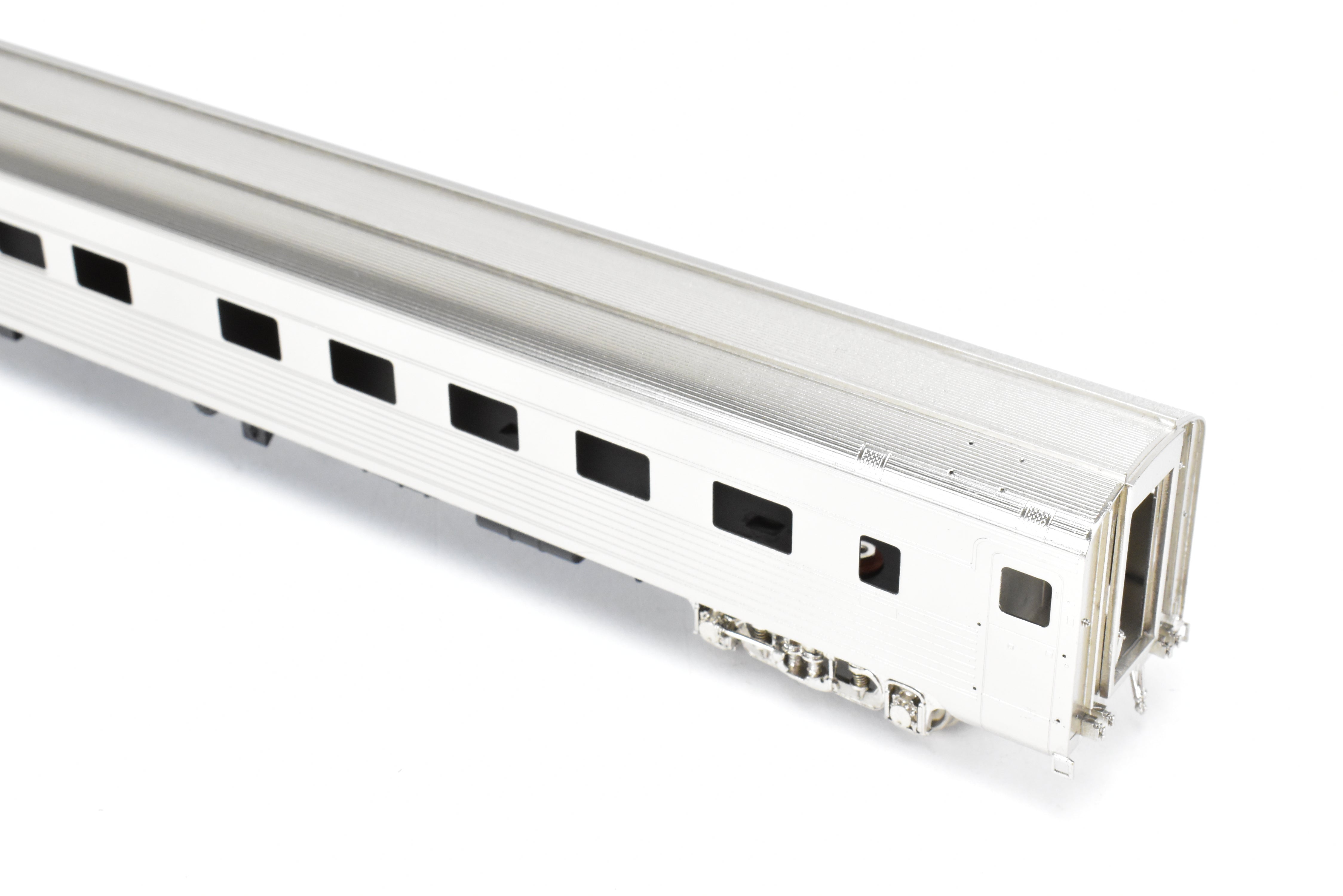 HO Scale Brass Model Train - Amtrak Budd 10 RMT - 6DBR Pacific Series Sleeper Heritage HEP Version by Cascade Models