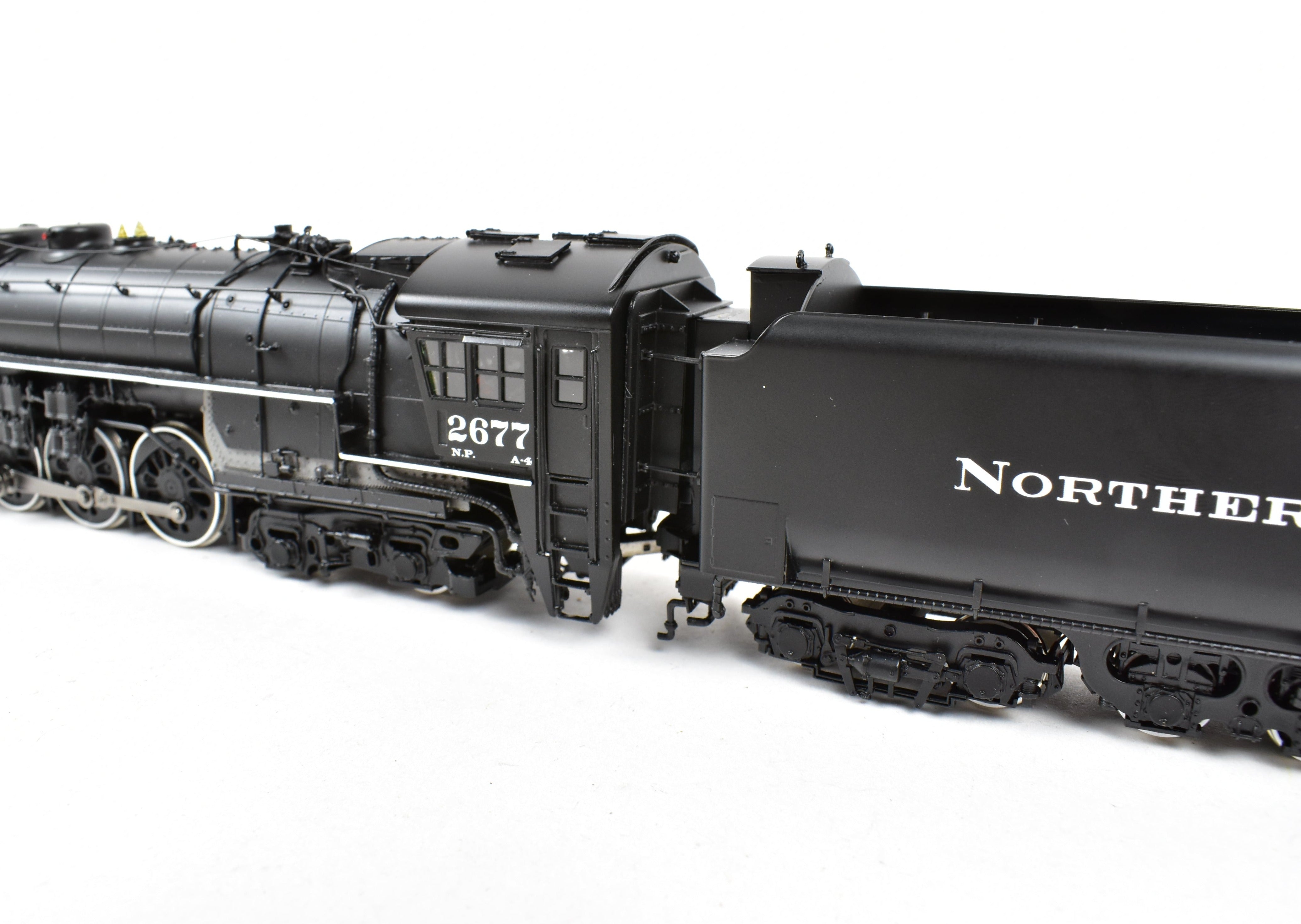HO Scale Brass Model Train - Precision Scale Co. (PSC) Northern Pacific A-4 4-8-4 Northern FP Locomotive No. 2677