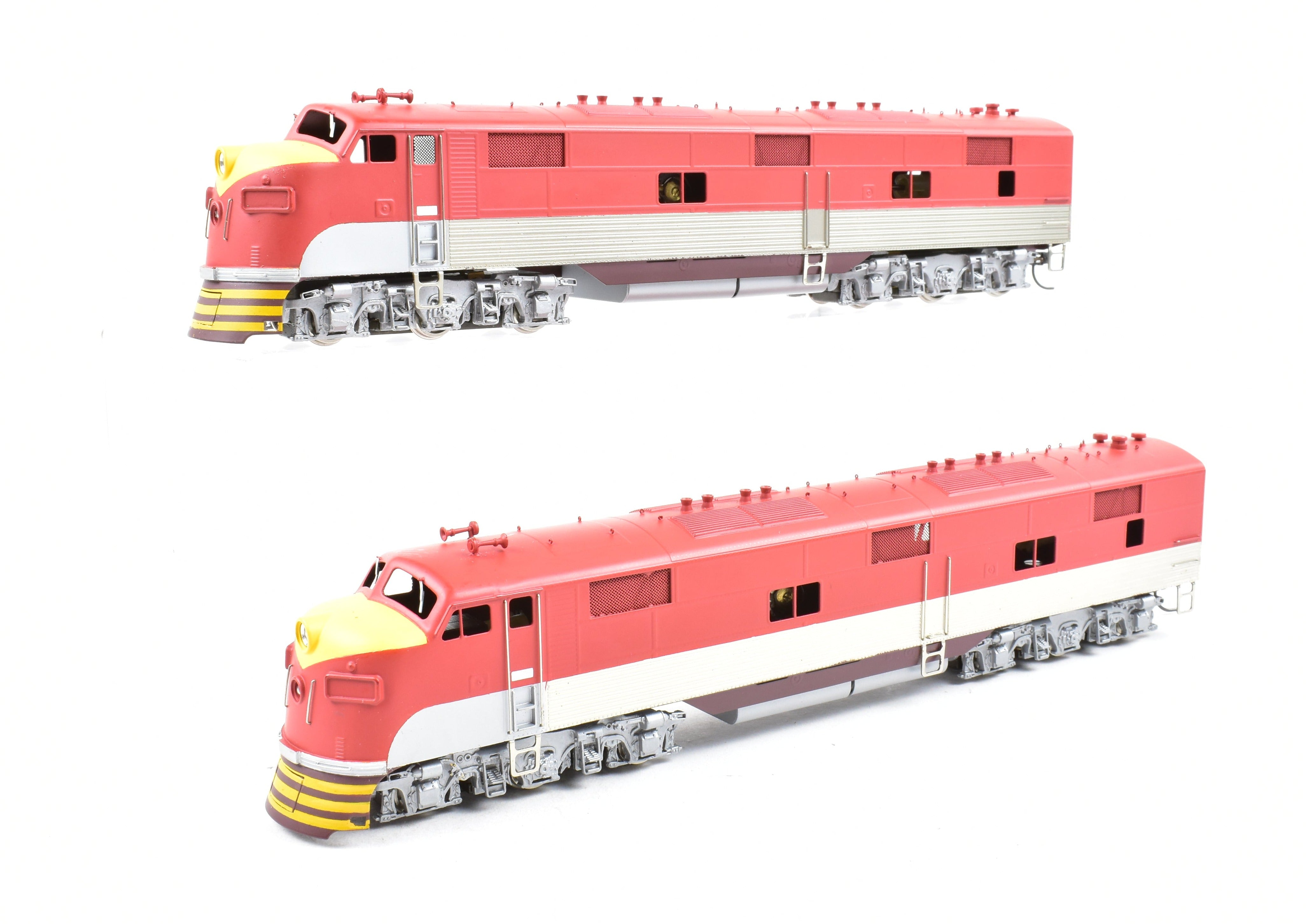 HO Scale Brass Hallmark Model Train Sets - Frisco and MKT (Missouri Kansas Texas Katy) The Texas Special E7 A - A Powered Locomotive Set