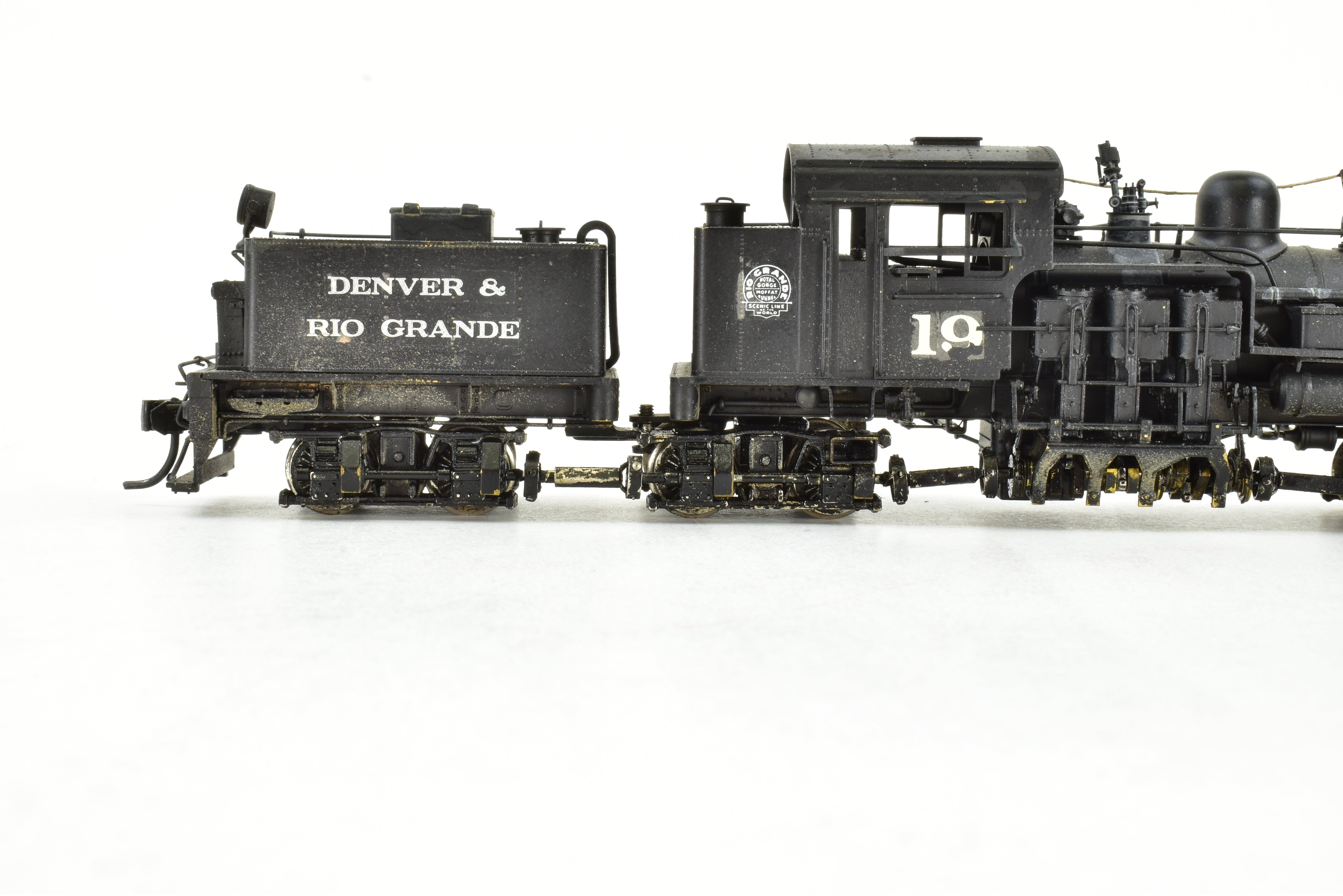 HO Scale Brass Westside Model Co. Westside Lumber Co. 3-Truck Shay Locomotive in Standard Gauge Version for Various Railroads
