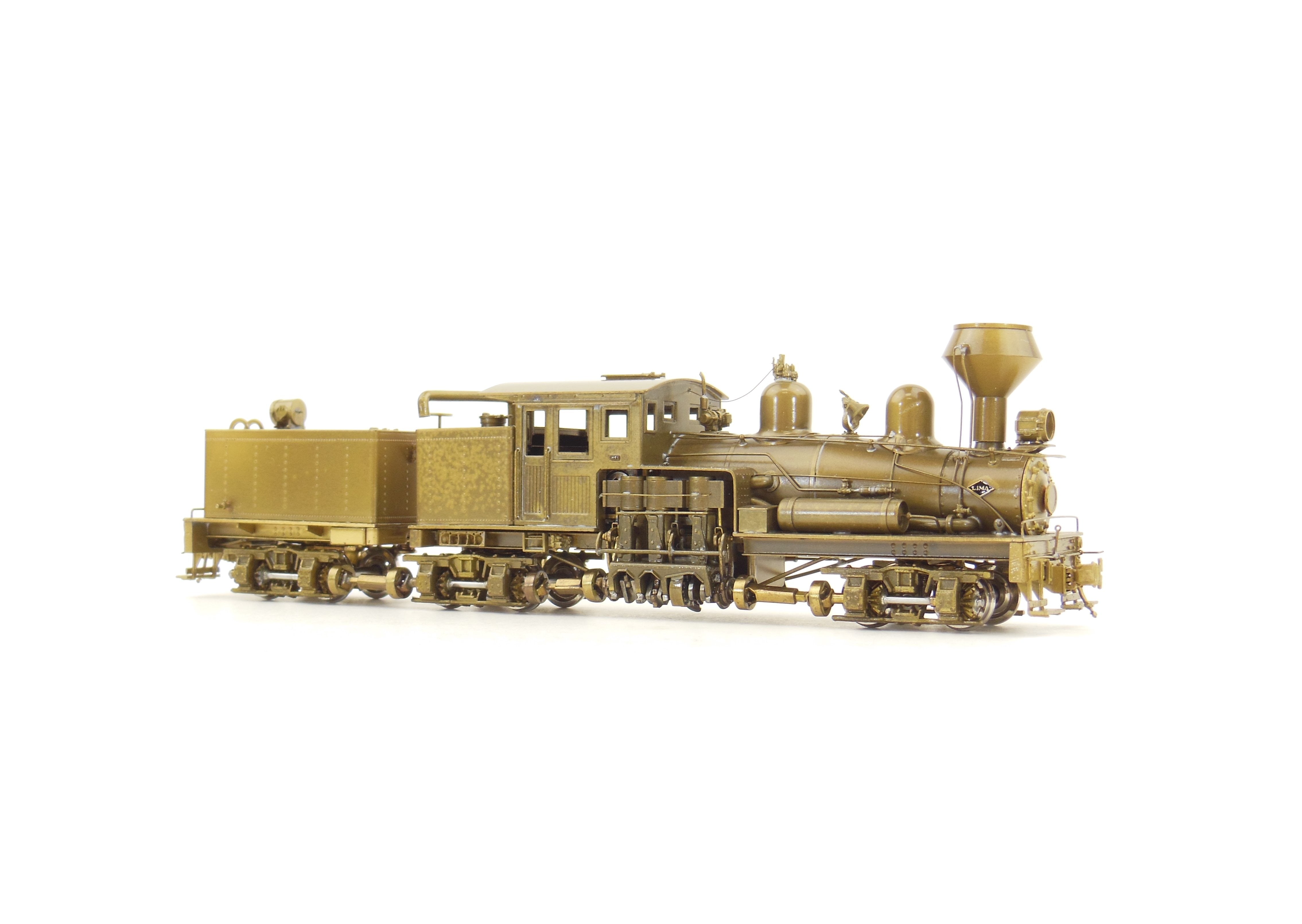 HO Scale Brass PFM - United Cherry River 3-Truck Shay Geared Model Locomotive for Train Enthusiasts