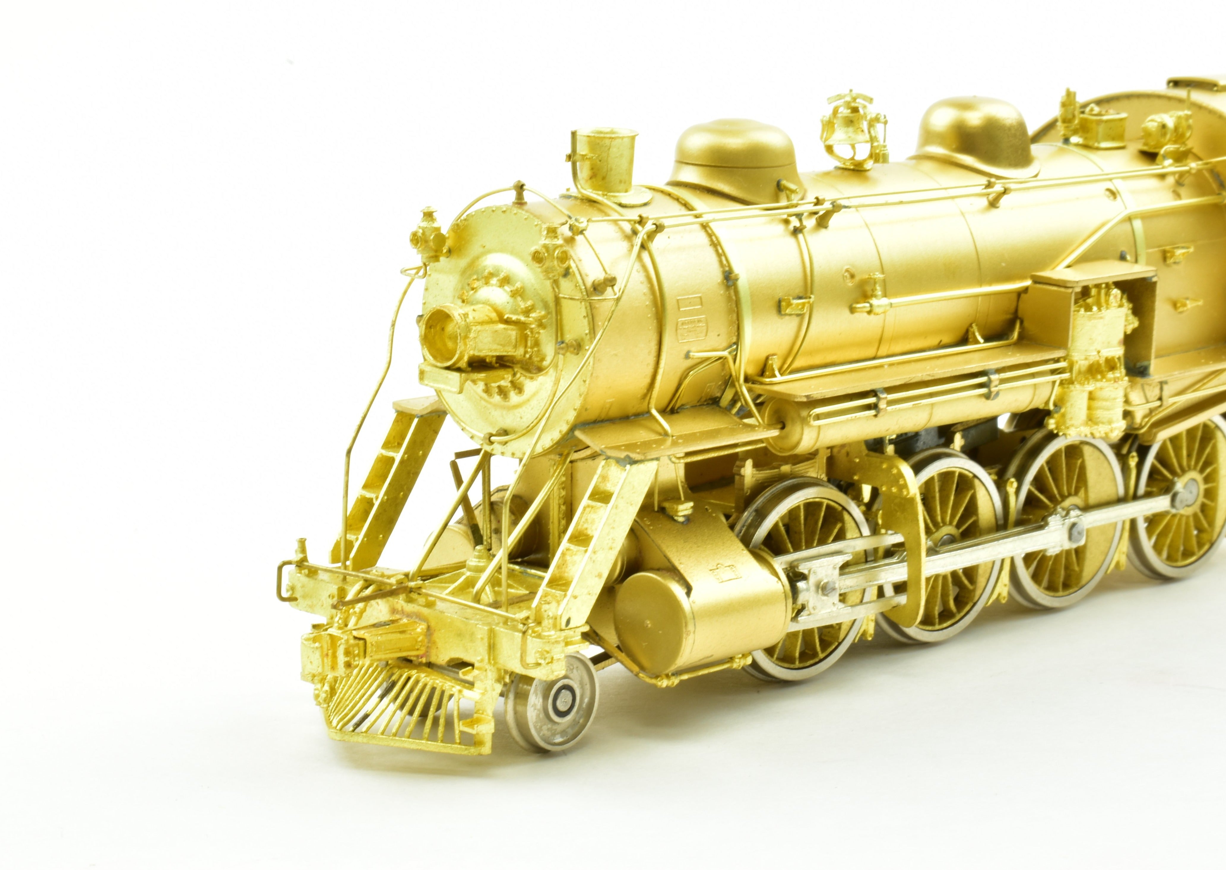 HO Scale Brass Model Key Imports Rutland Railroad G - 34 2 - 8 - 0 Consolidation Steam Locomotive with Stoker Engine