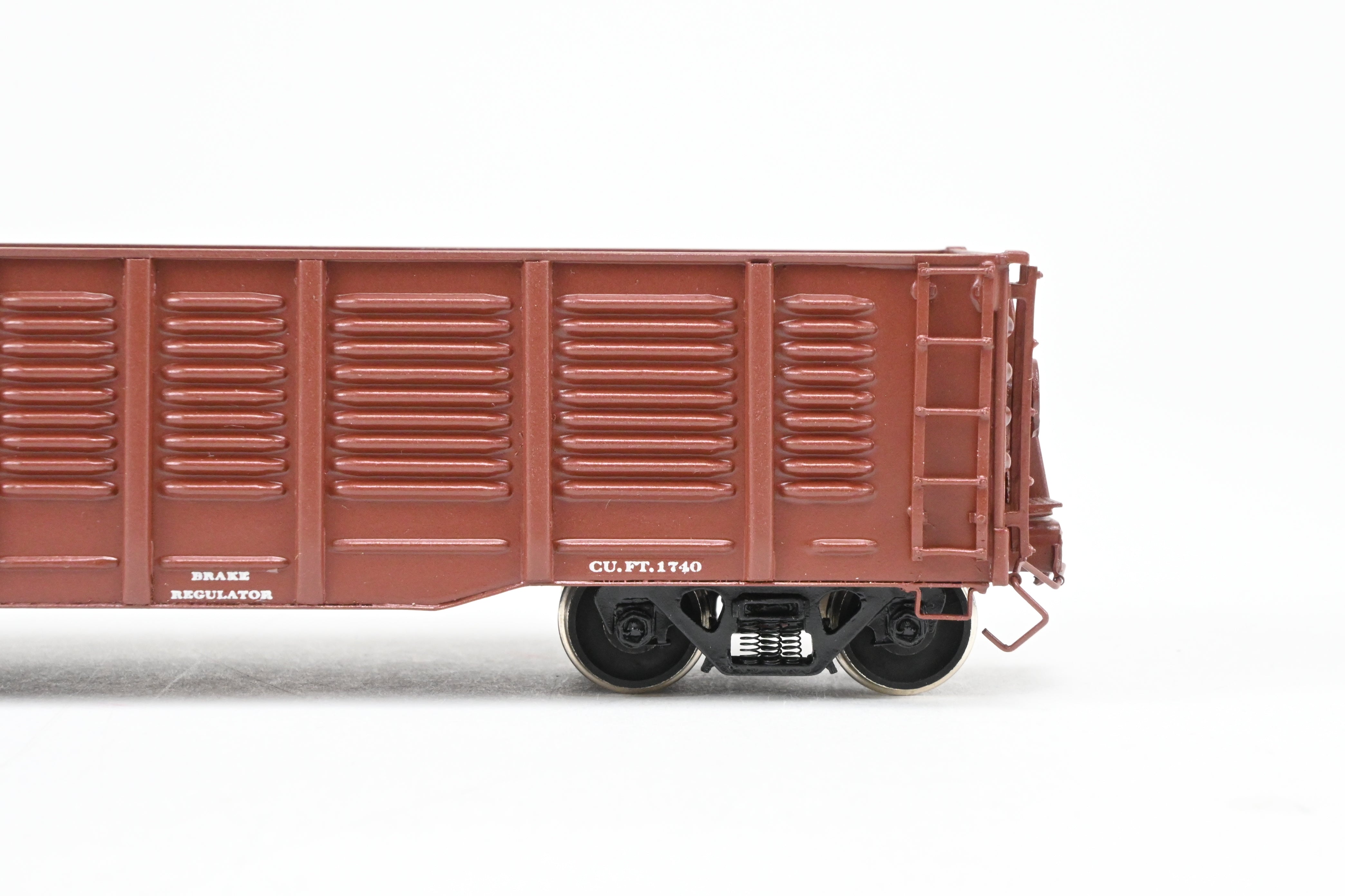 HO Brass OMI ATSF - Santa Fe 100 Ton Pro - Painted Gondola Model #70028