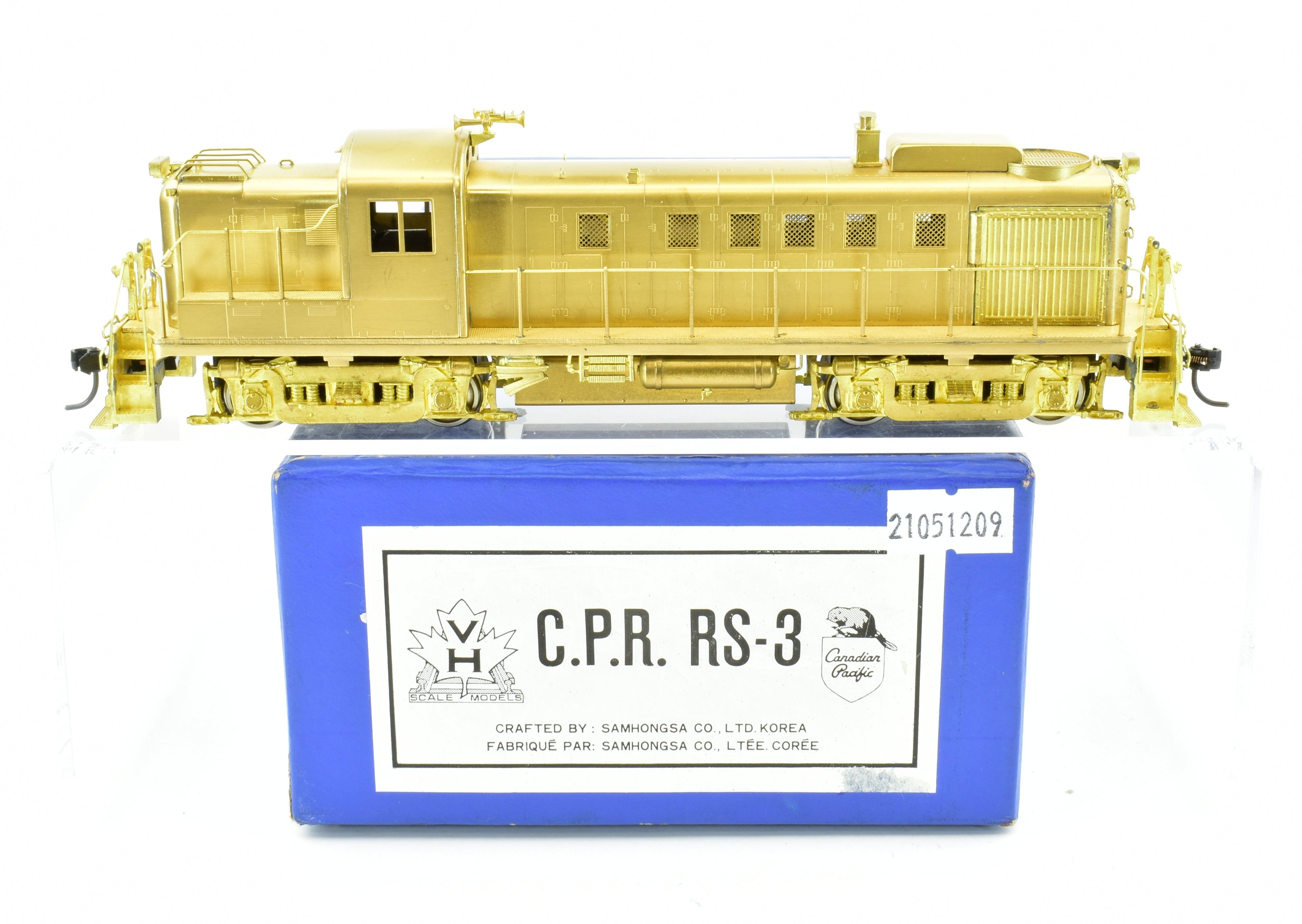 HO Scale Brass Van Hobbies Canadian Pacific Railway MLW RS - 3 Diesel Switcher