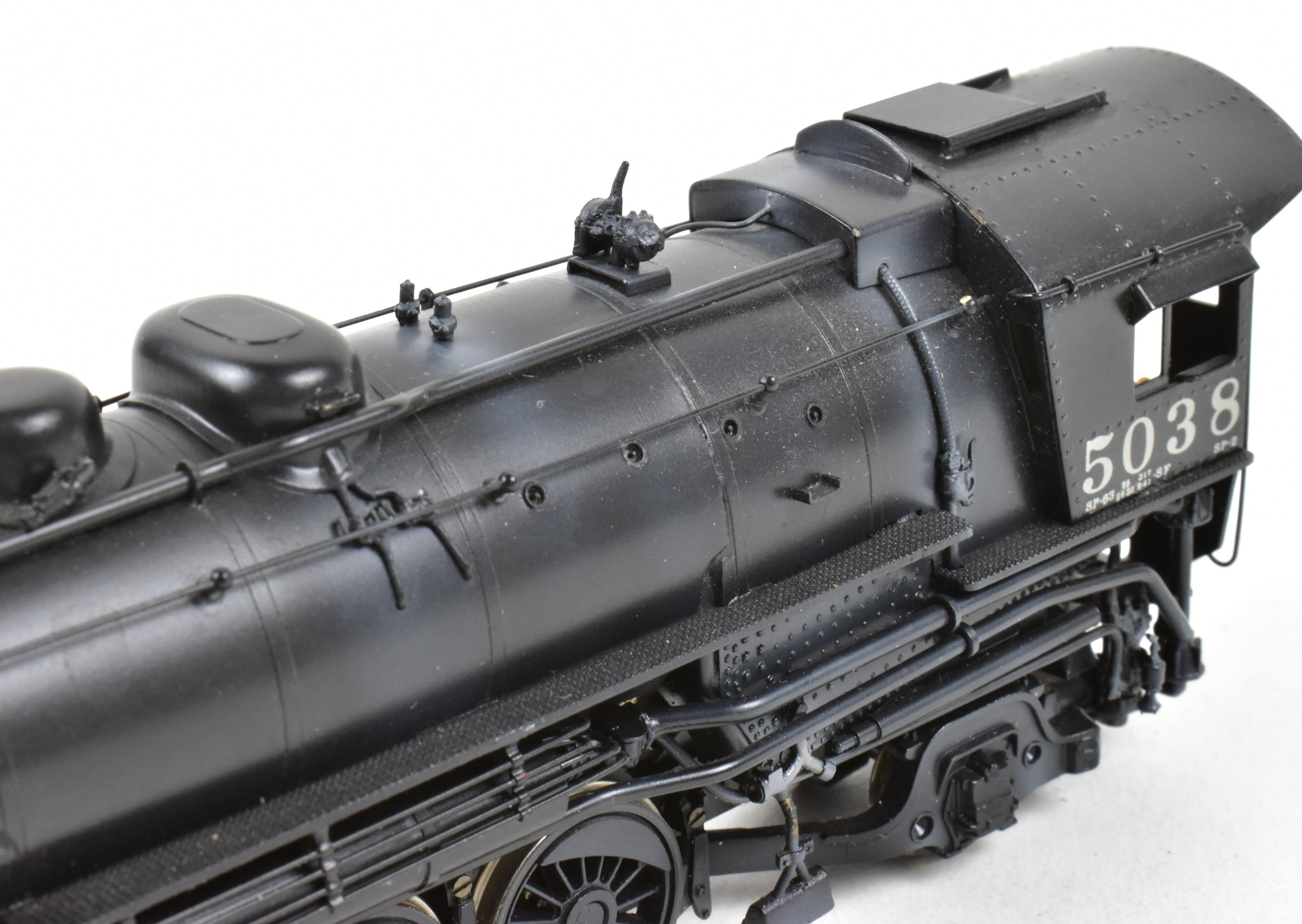 HO Scale Brass Model Train - Westside Model Co. Southern Pacific 4-10-2 Custom Painted and Lightly Weathered Locomotive Model