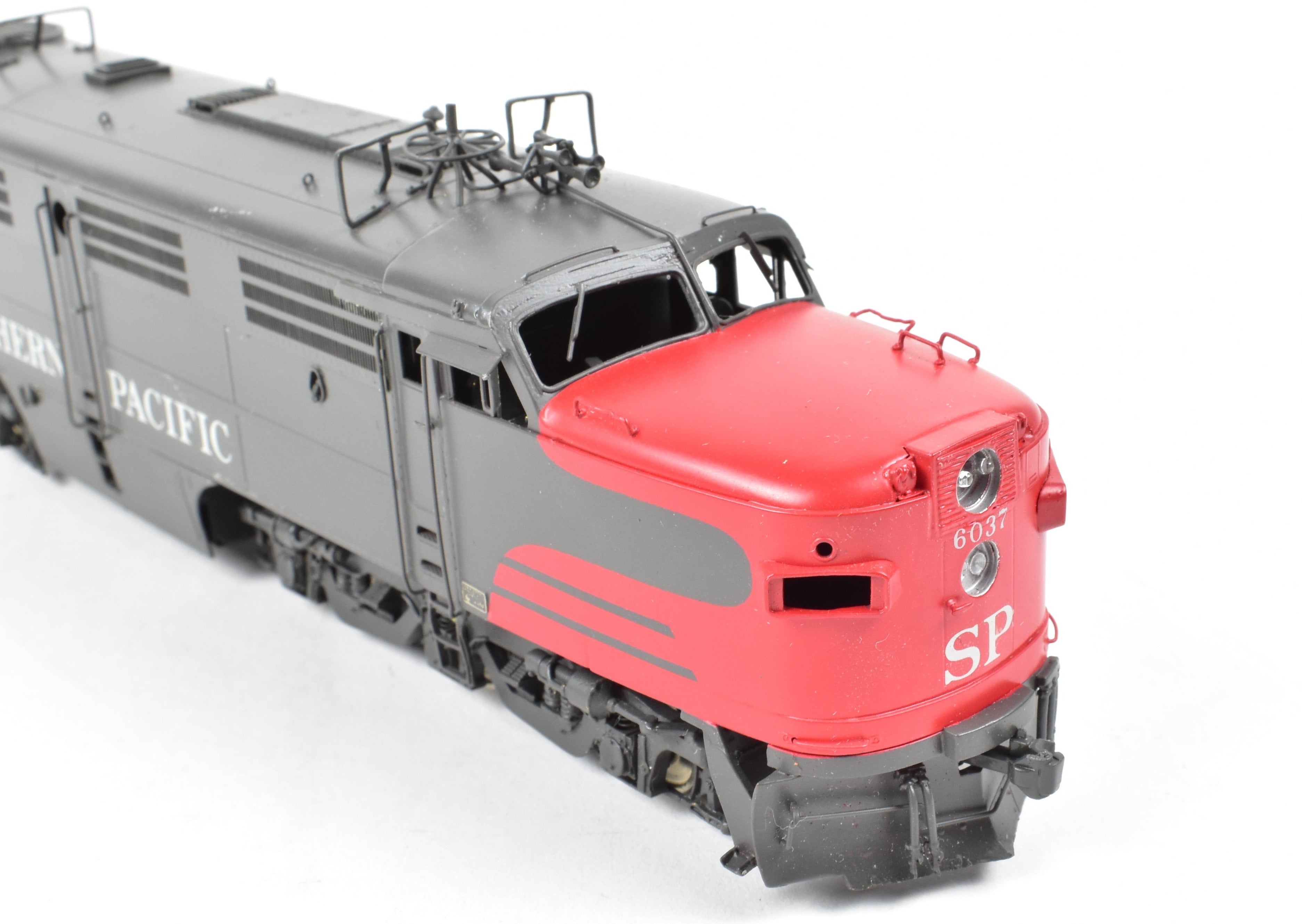 HO Scale Brass Model Train Key Imports Southern Pacific ALCO PA3/PB3/PA3 Set Custom Series #55 with 'Bloody Nose Scheme' and Factory Paint Finish