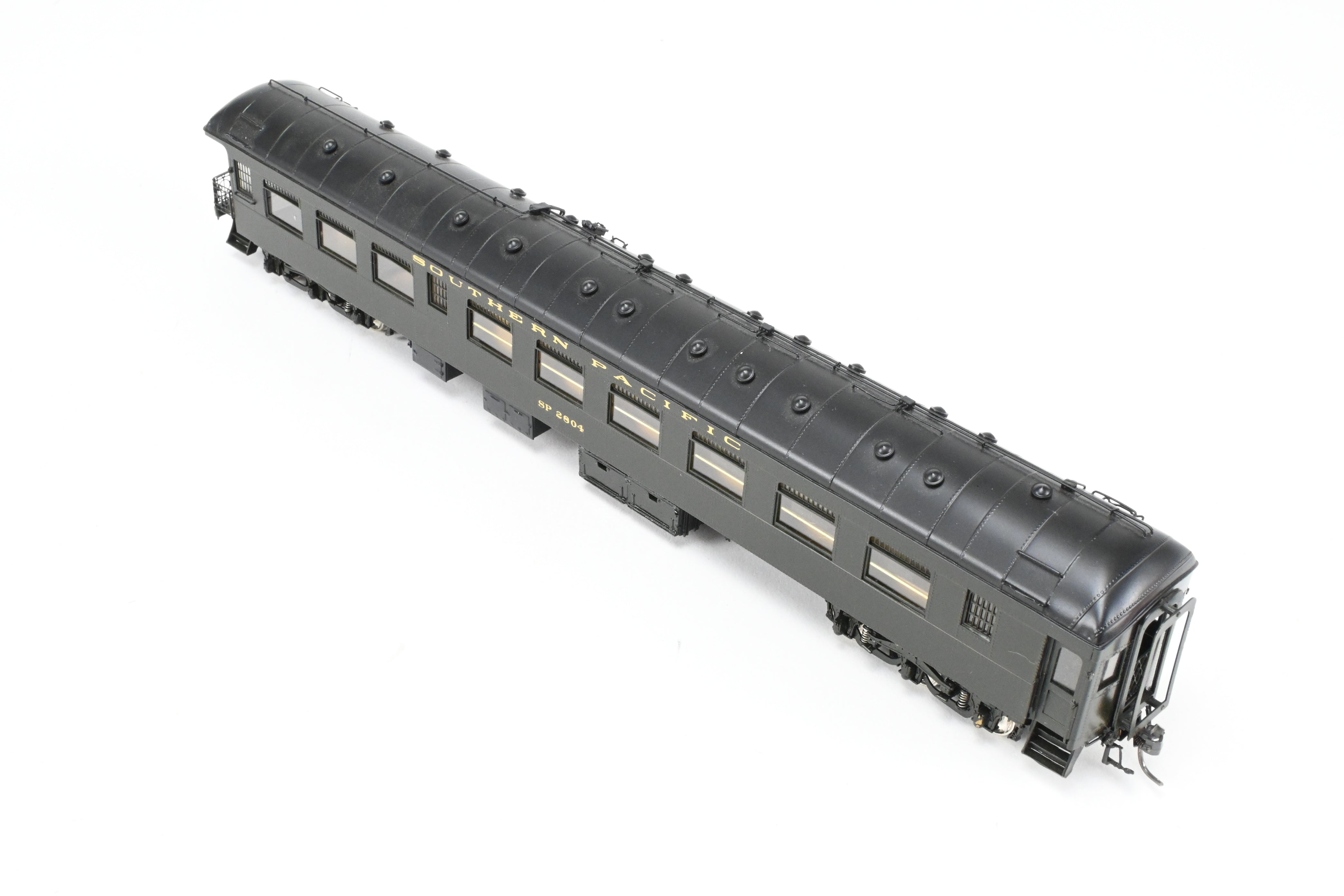HO Scale Brass Precision Scale Co. Model of Southern Pacific Harriman CS 72' Observation Car Class 70 - O - 1, FP SP 2904