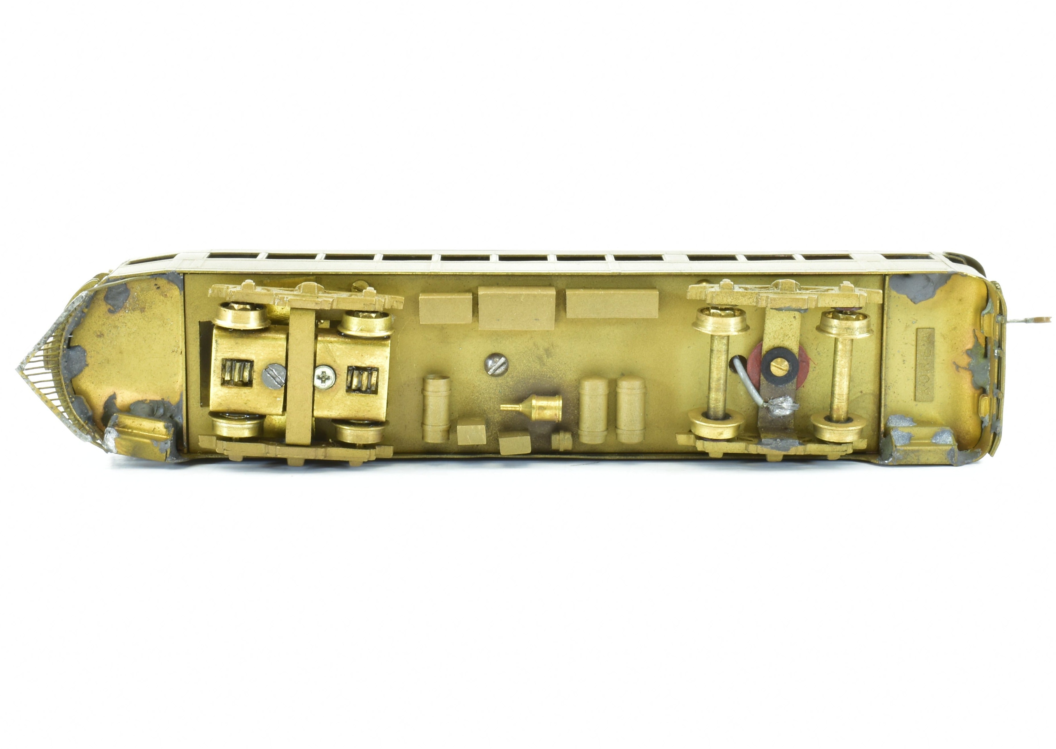 Collectible HO Scale Brass Hallmark Models Cincinnati & Lake Erie (C&LE) Trolley Car - The Red Devil