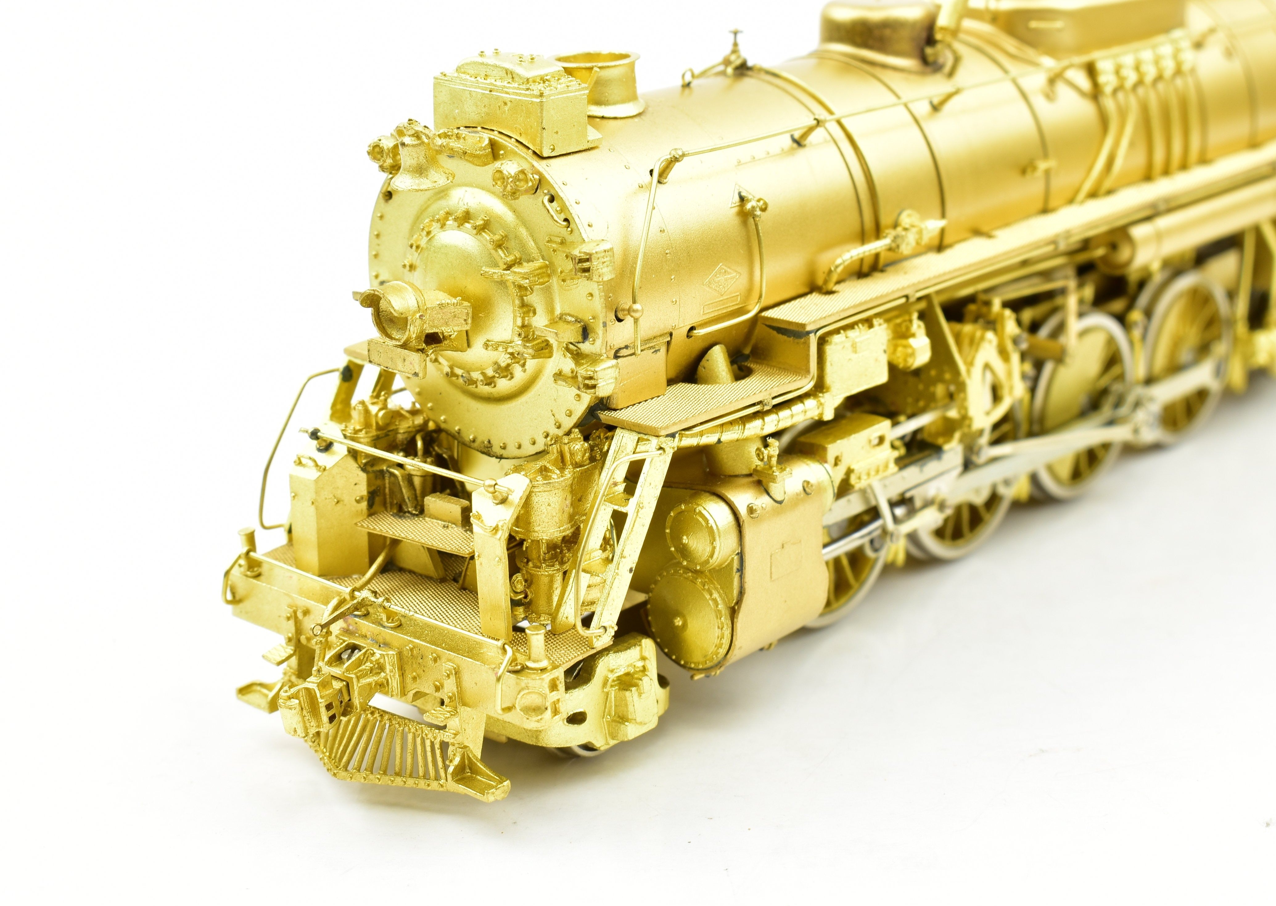 HO Scale Brass Model Train Key Imports PM - Pere Marquette N - 1 2 - 8 - 4 Berkshire Steam Locomotive