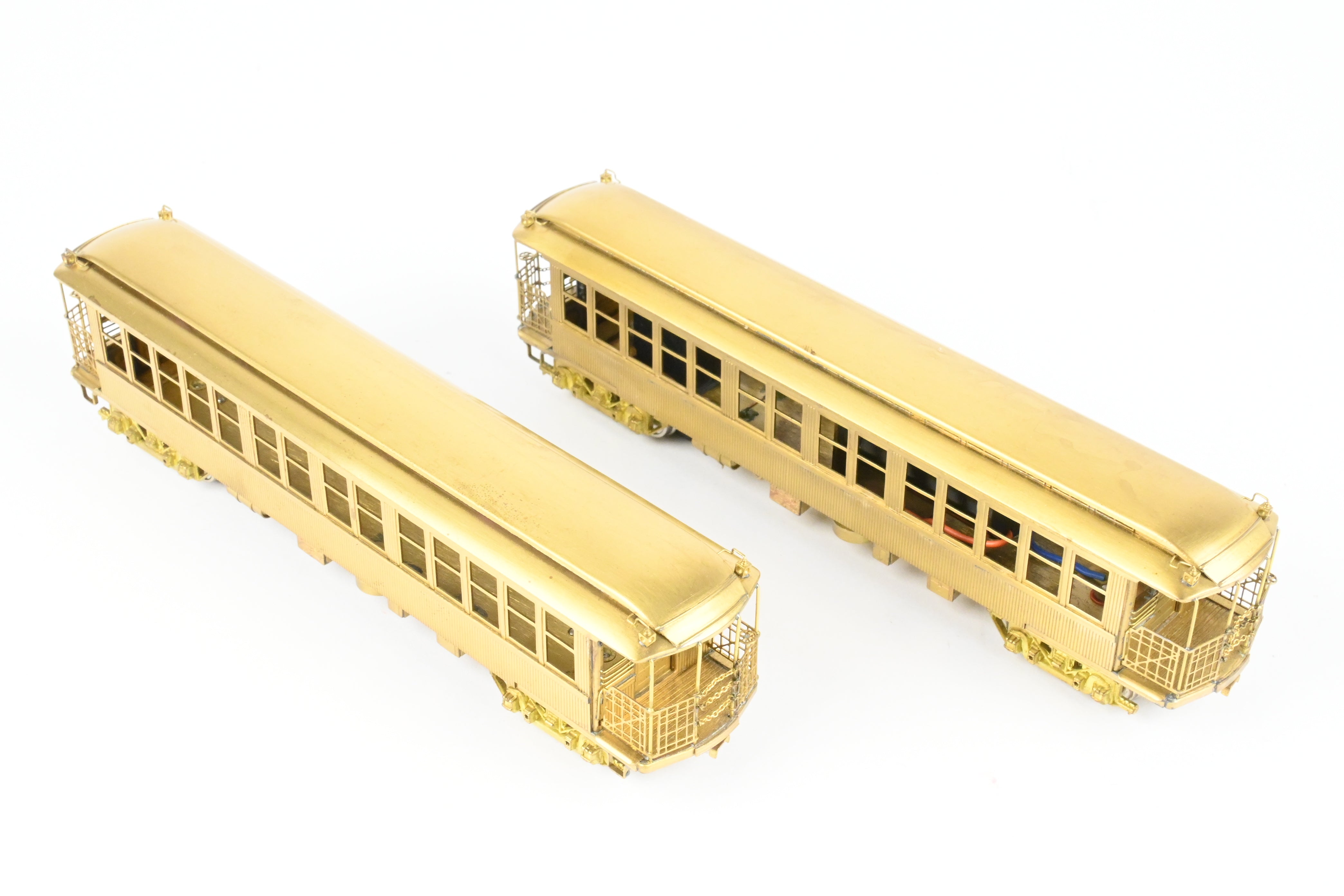 1981 HO Brass WP Car Corp. BRT/BTU Powered & Unpowered Train Cars, C-7 Excellent
