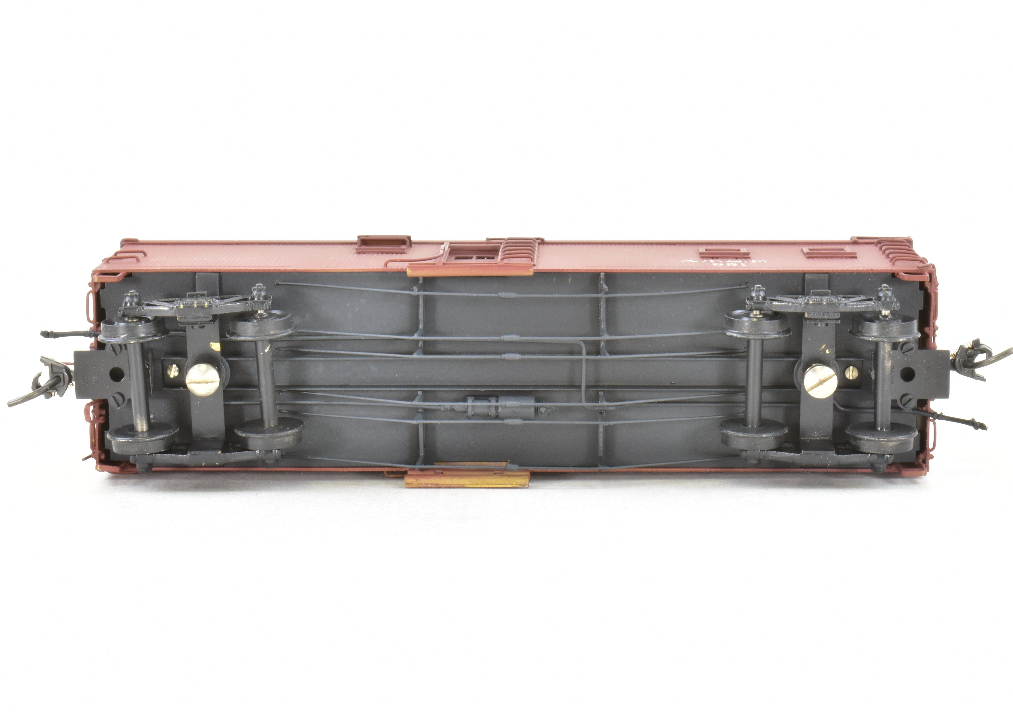 HO Scale Brass Key Imports ATSF - Santa Fe Open Air Seats Hollywood Caboose Professionally Painted Model No. 951