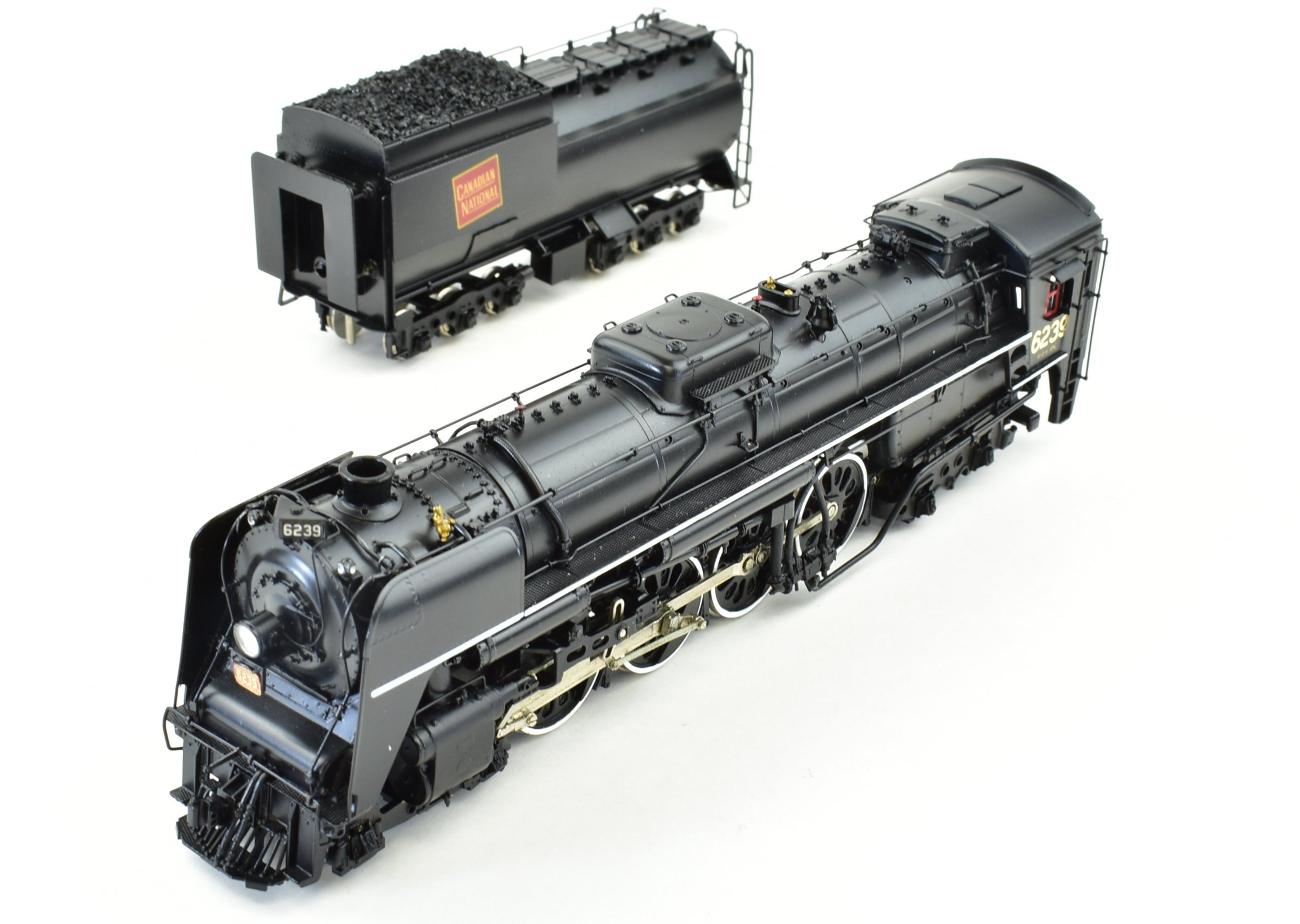 HO Scale Brass Model Train - Van Hobbies CNR (Canadian National Railway) 4-8-4 Class U-2-H Locomotive #6239 FP