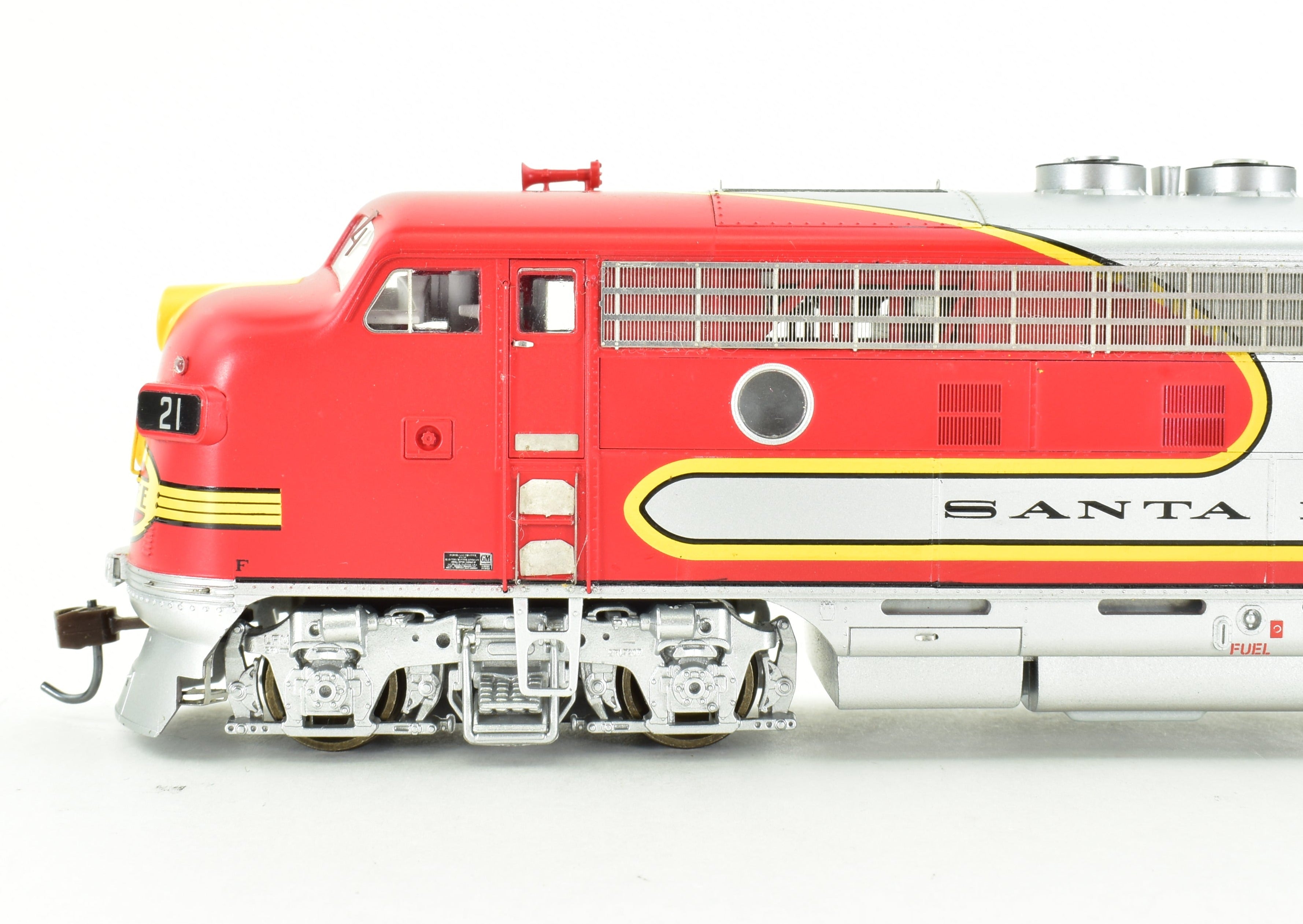 HO Scale Athearn Genesis American Steamship Freight - Santa Fe EMD F3A and F3B Locomotive Set Number 21L and 21A for Model Railroading Enthusiasts