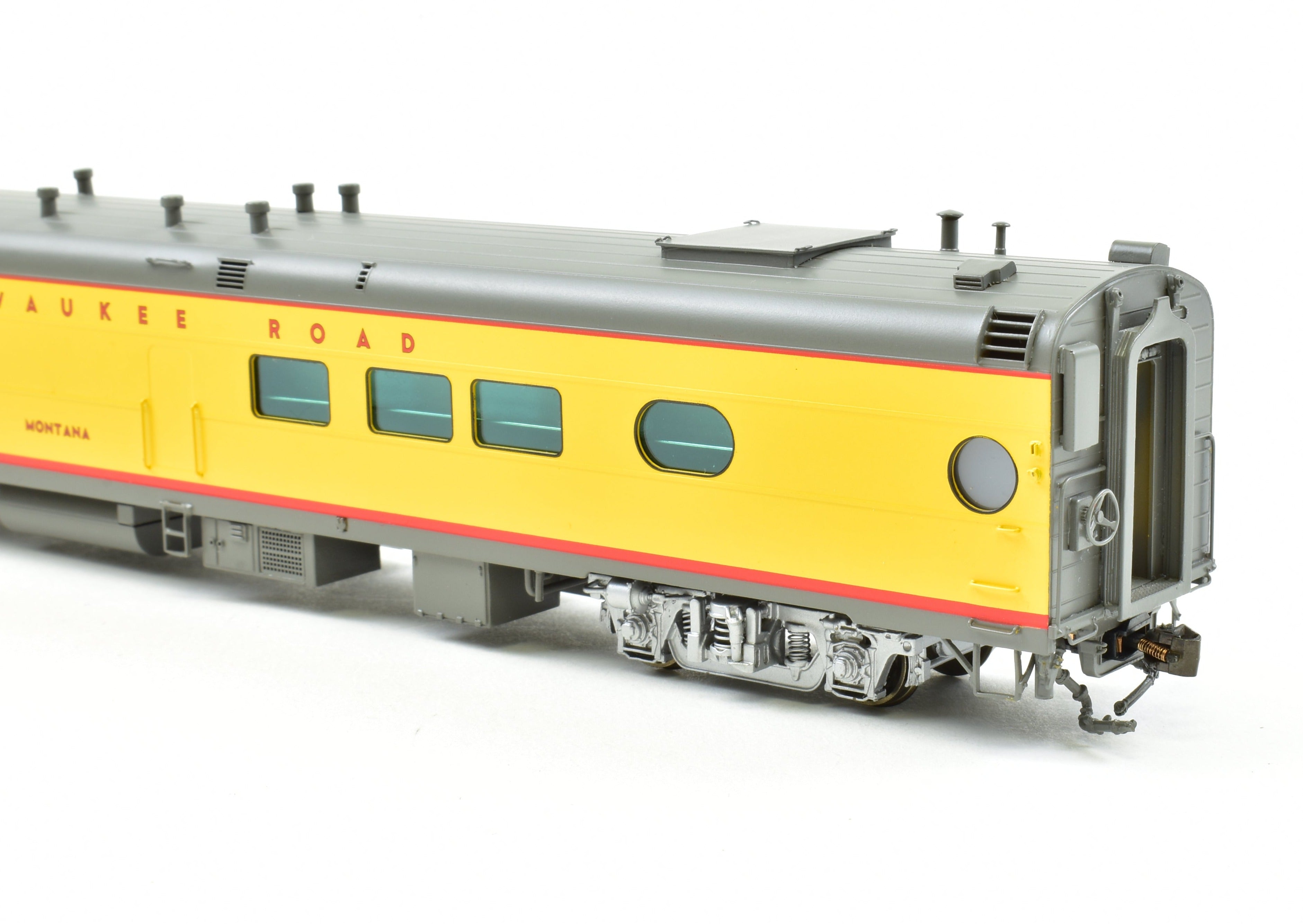 1957 HO Brass Milwaukee Road Business Car 'Montana' Factory Painted by Railway Classics