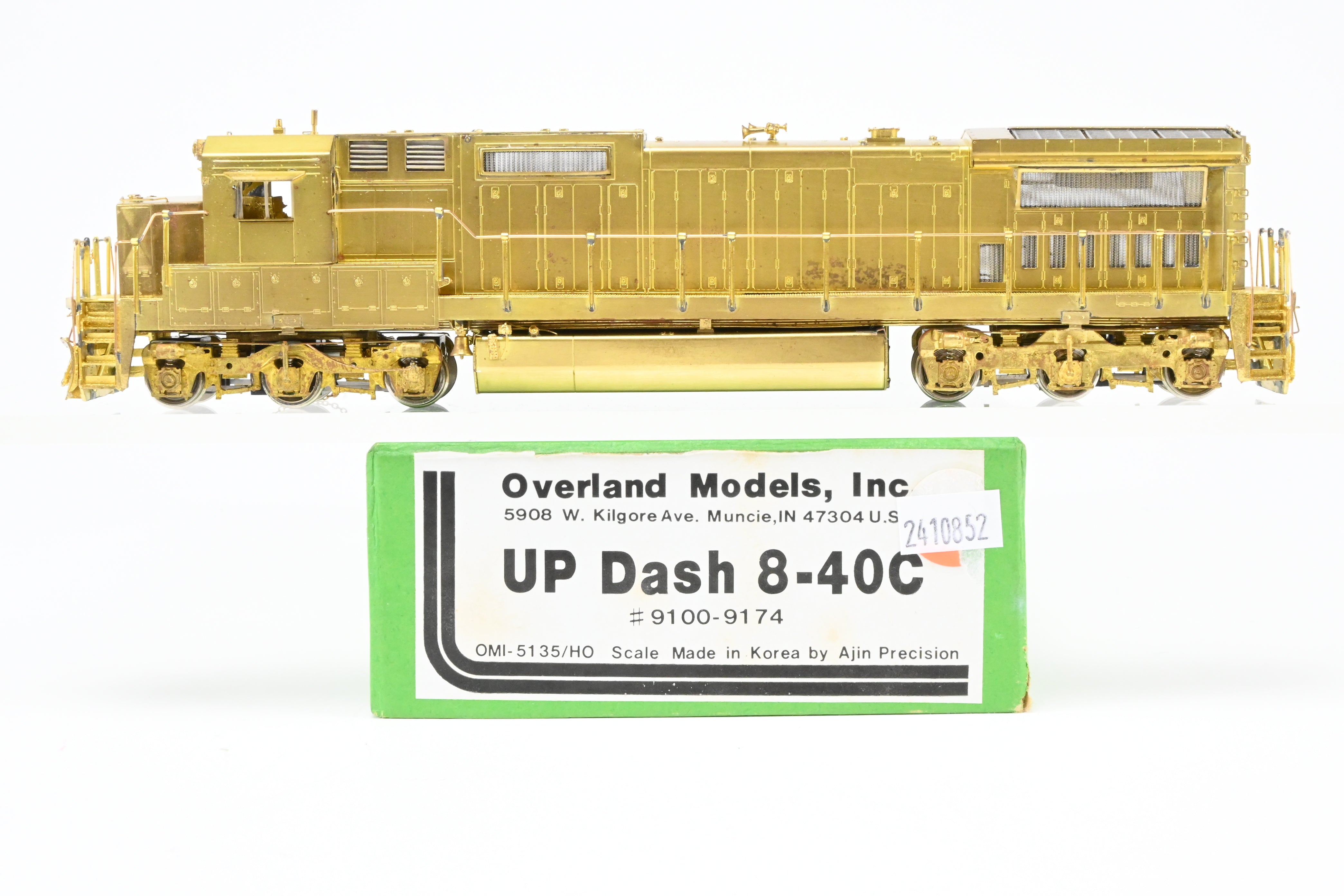 HO Scale Brass Union Pacific GE Dash 8 - 40C Locomotive Models (Nos. 9100 - 9174) by Overland Models, Inc.