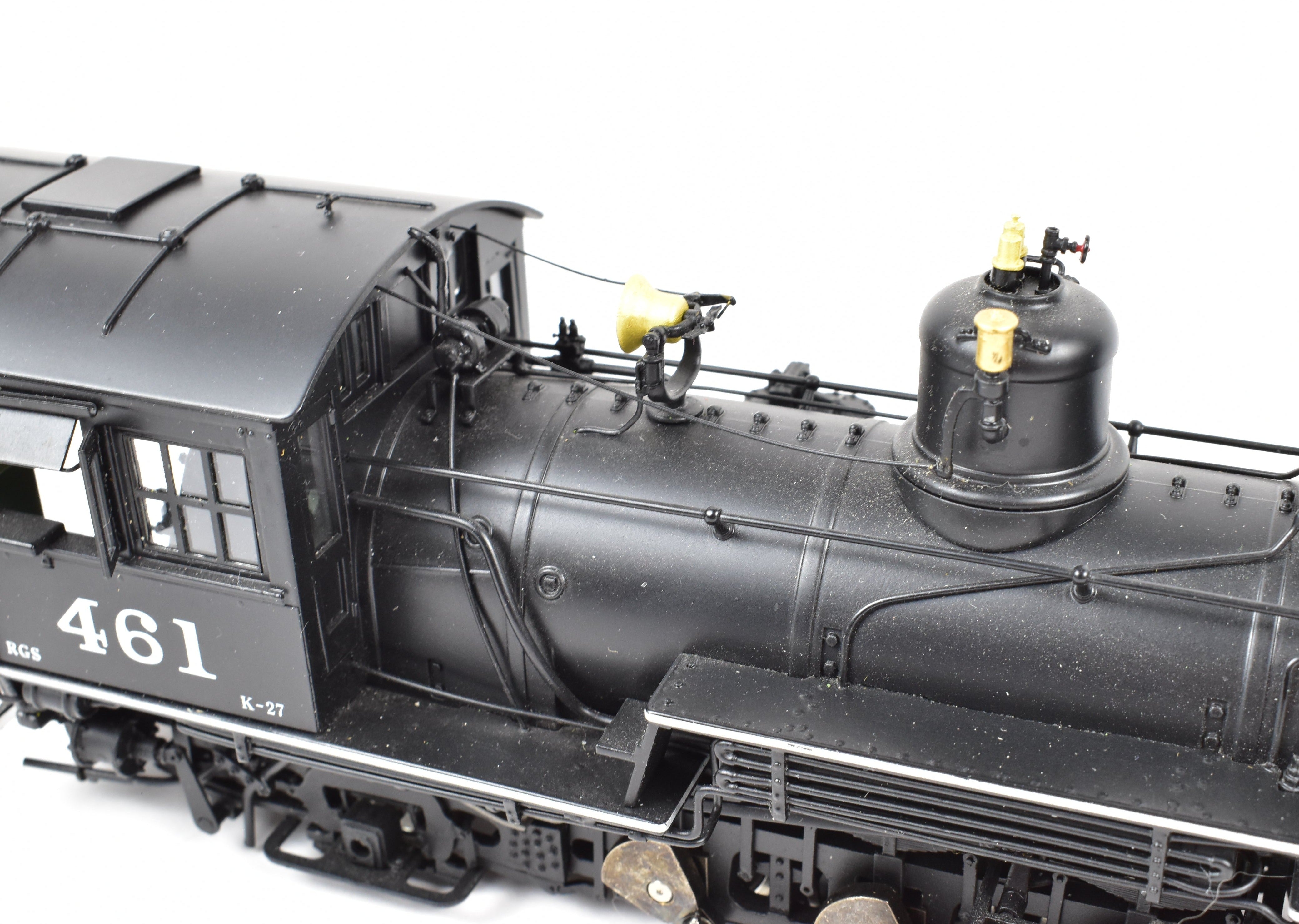 On30 Hybrid Brass MMI Rio Grande Southern K - 27 2 - 8 - 2 Locomotive #461