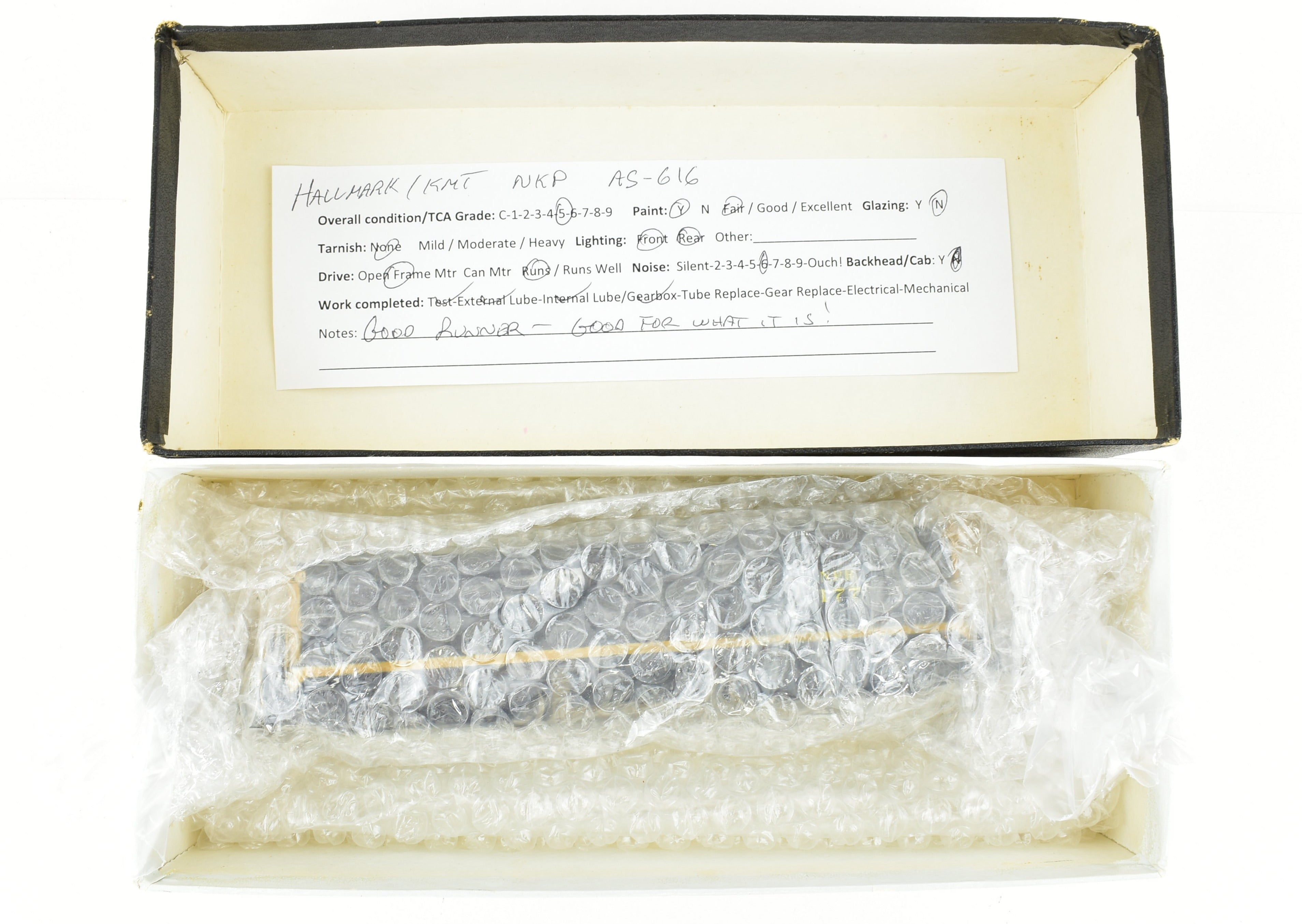 HO Scale Brass Hallmark Models Northern Pacific Baldwin AS - 616 Diesel Locomotive with Custom Painted Finish, Sold As - Is
