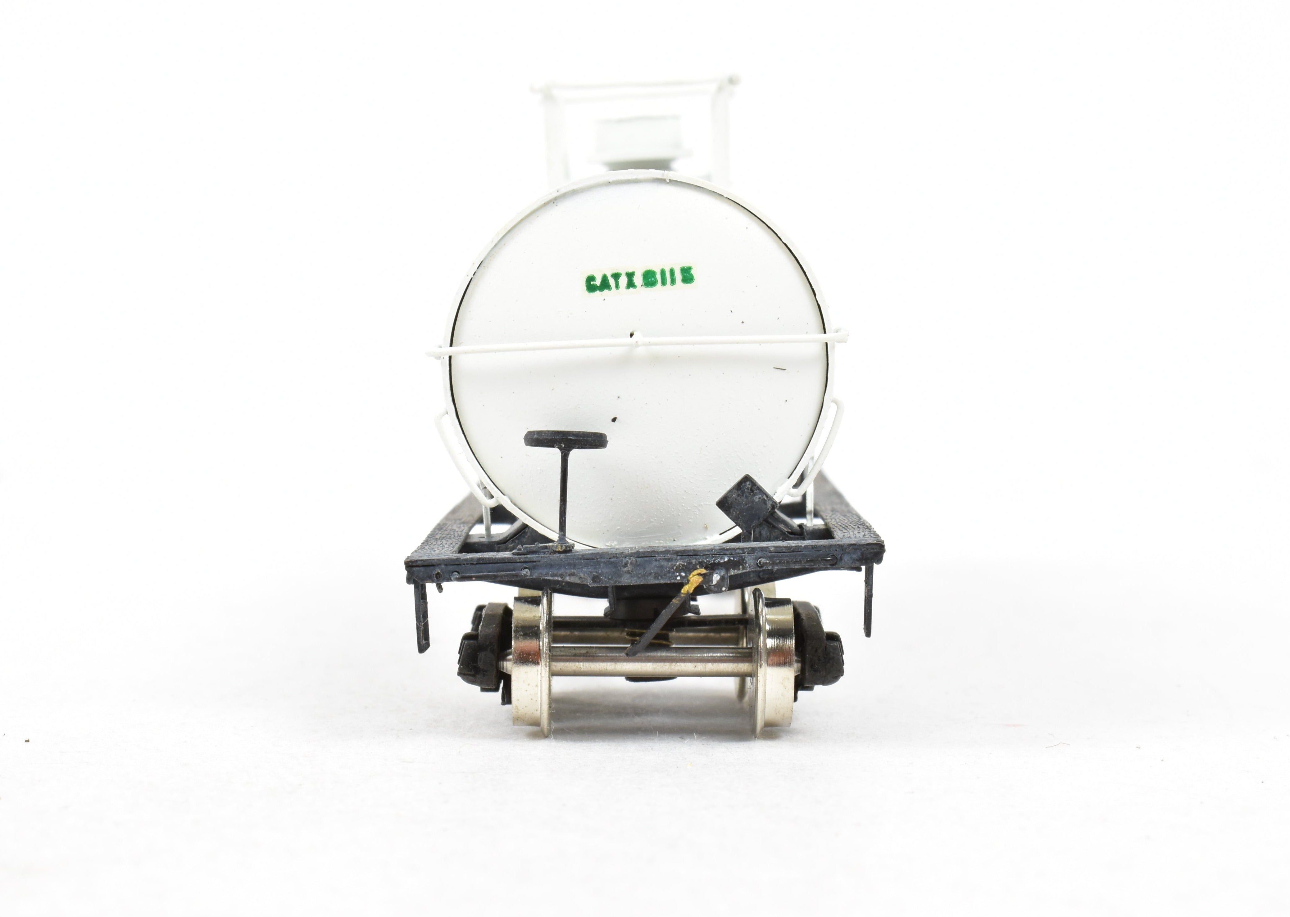HO Scale Brass Precision Scale Co. 11,141 Gallon White Shamrock Painted Tank Car