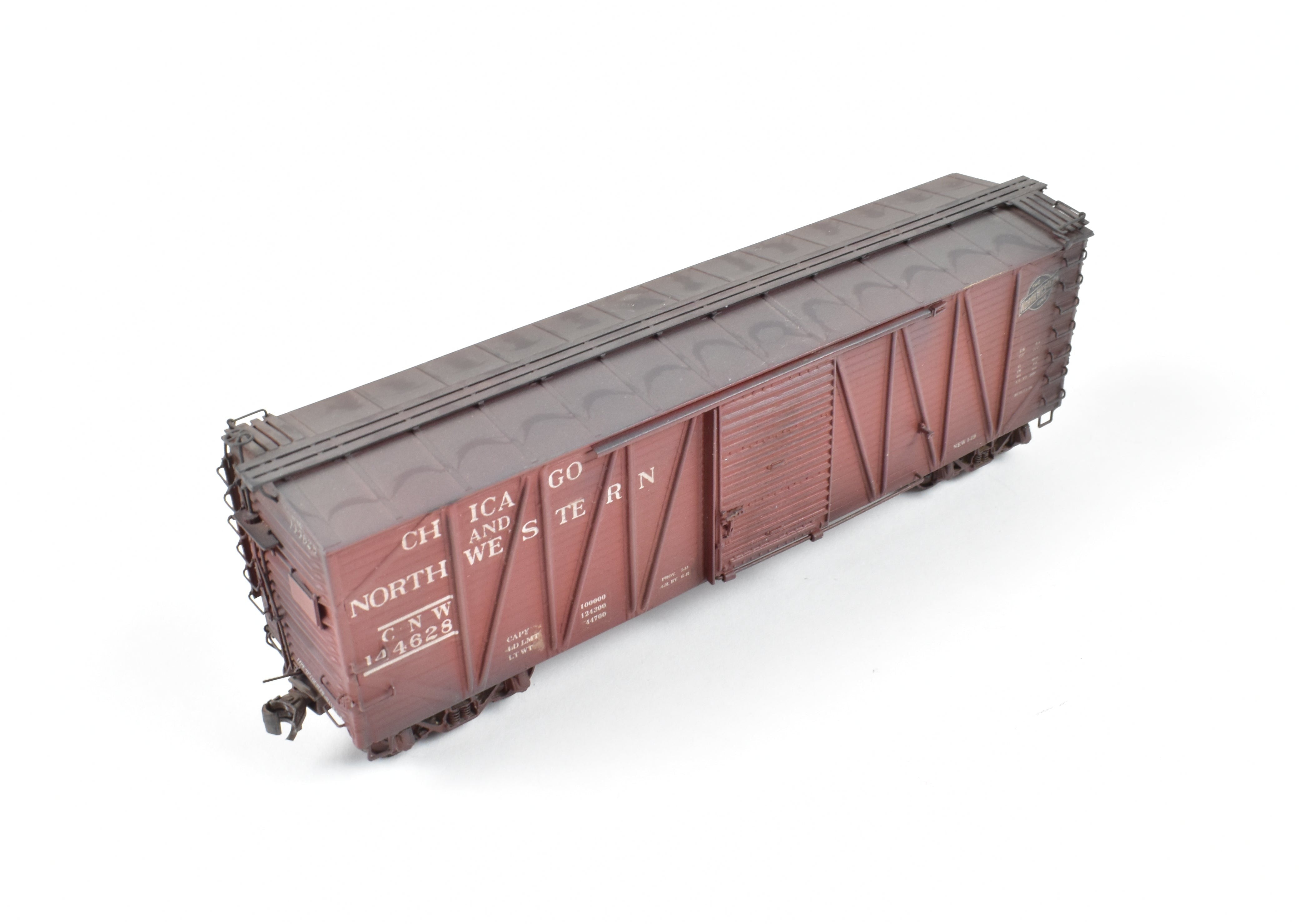 HO Brass OMI C&NW Custom Painted USRA Single Sheath Boxcar Model