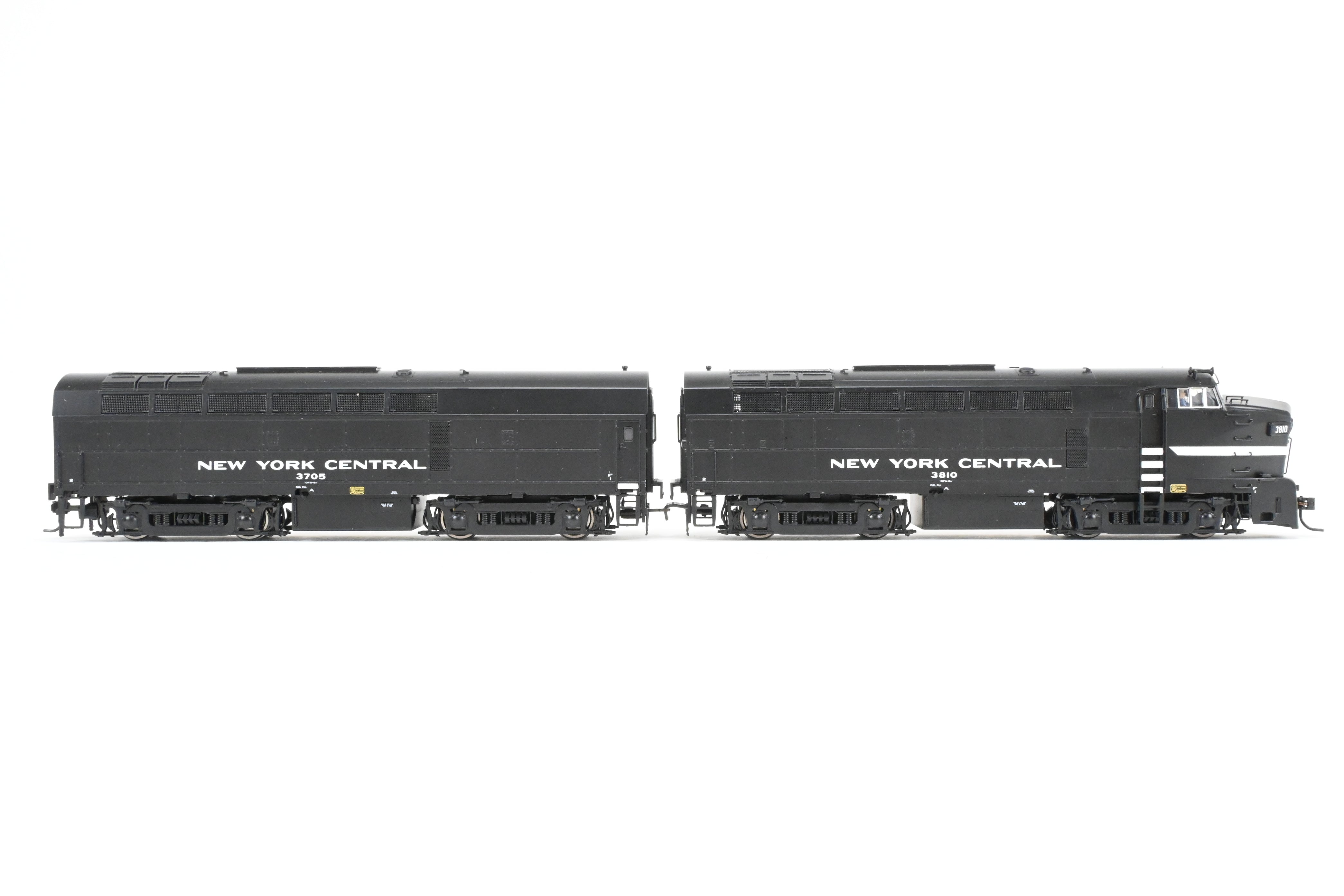 HO Scale Model Train Set - Broadway Limited Imports Paragon 2 New York Central Baldwin RF - 16A/B Cigar Band Locomotive Set with DCC and Sound (Sold As - Is, B - Unit Sound Malfunctioning)