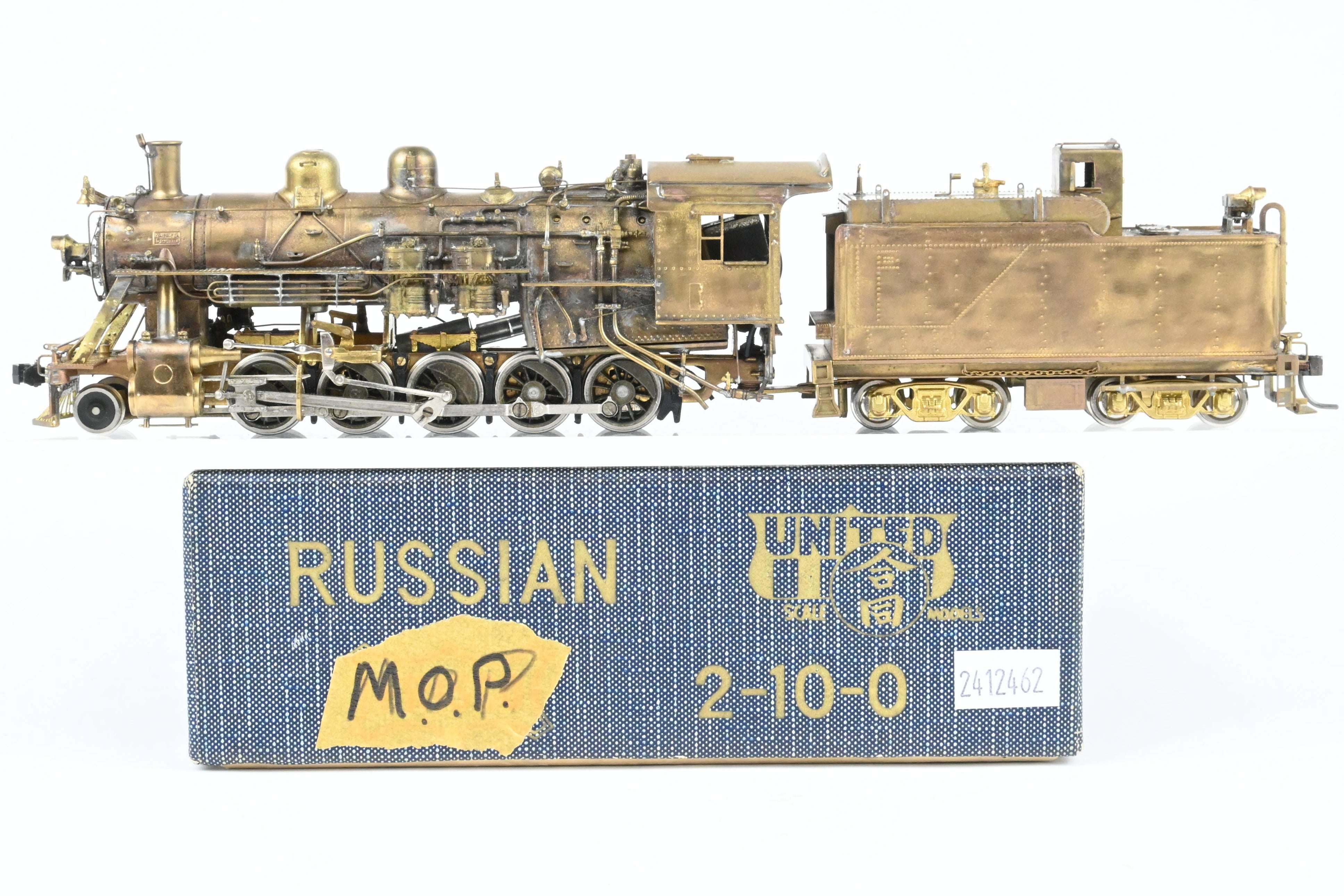 HO Brass PFM - United Missouri Pacific 2-10-0 941 Class Decapod Custom-Modified