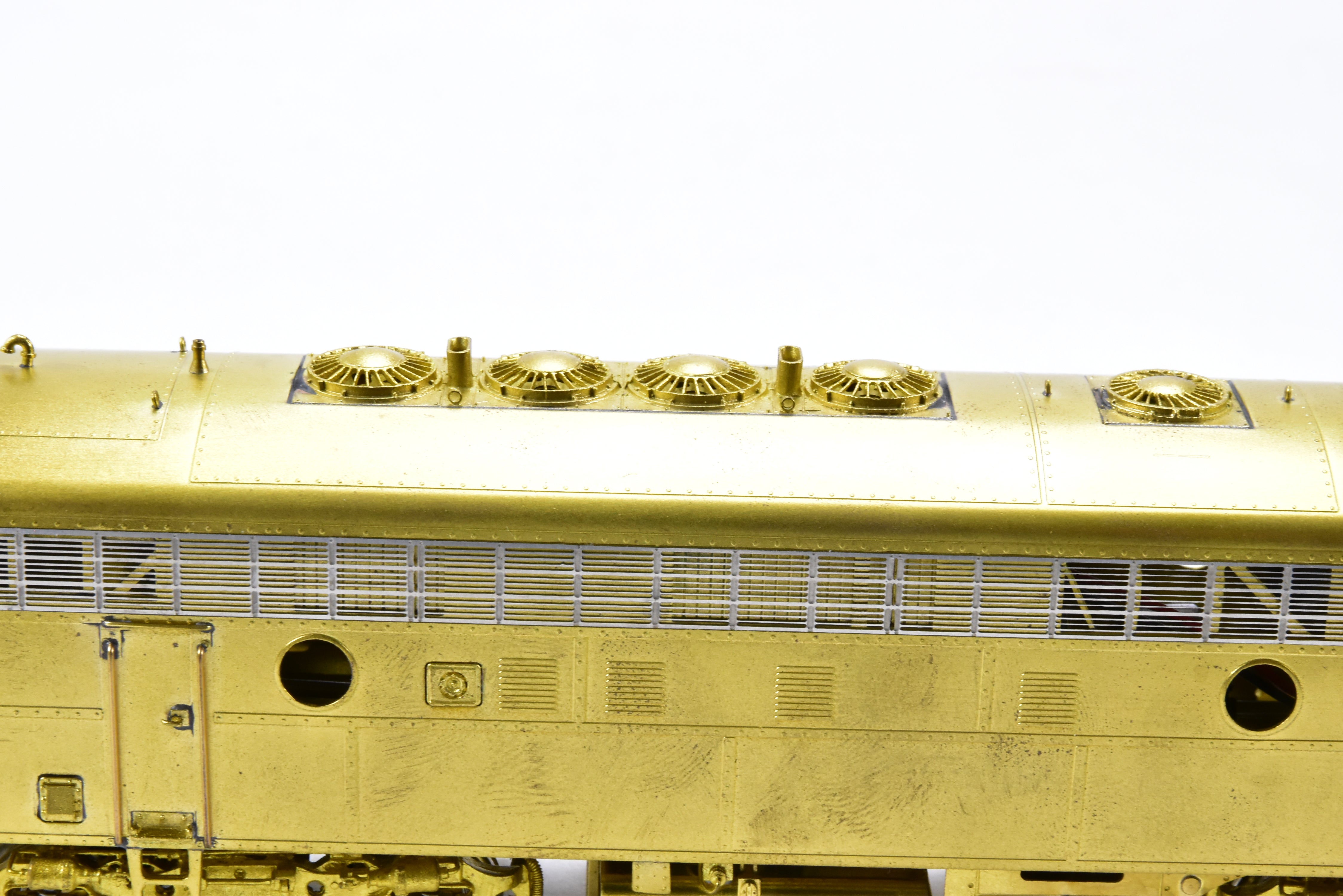 HO Scale Brass Model Train - Overland Models Inc. (OMI) Western Pacific EMD F7A Locomotives Nos. 913, 921 with Snowplow Pilot from the 1970 Era