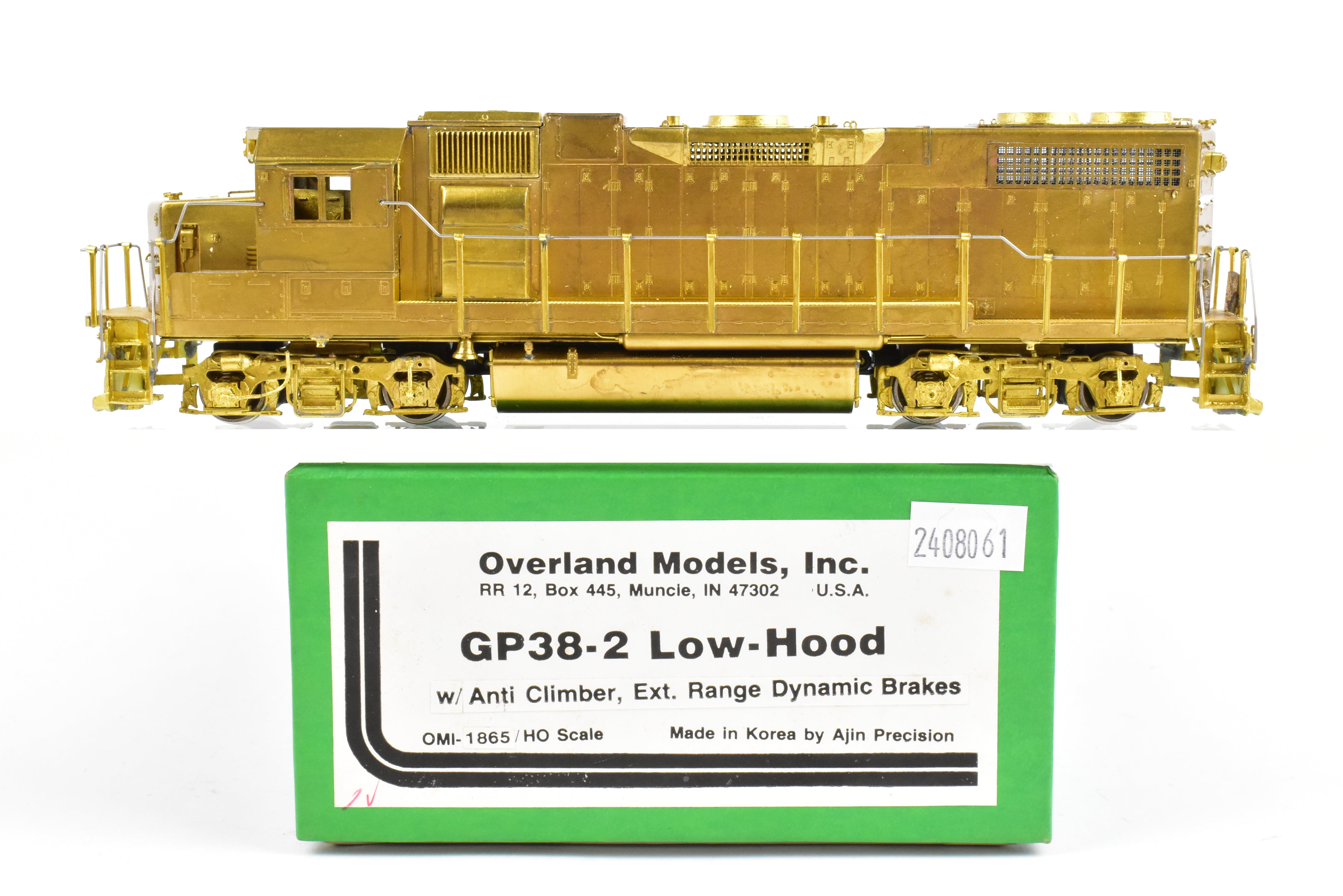HO Brass OMI - Overland Models Inc EMD GP38-2 w/Anticlimber & Extended Brakes