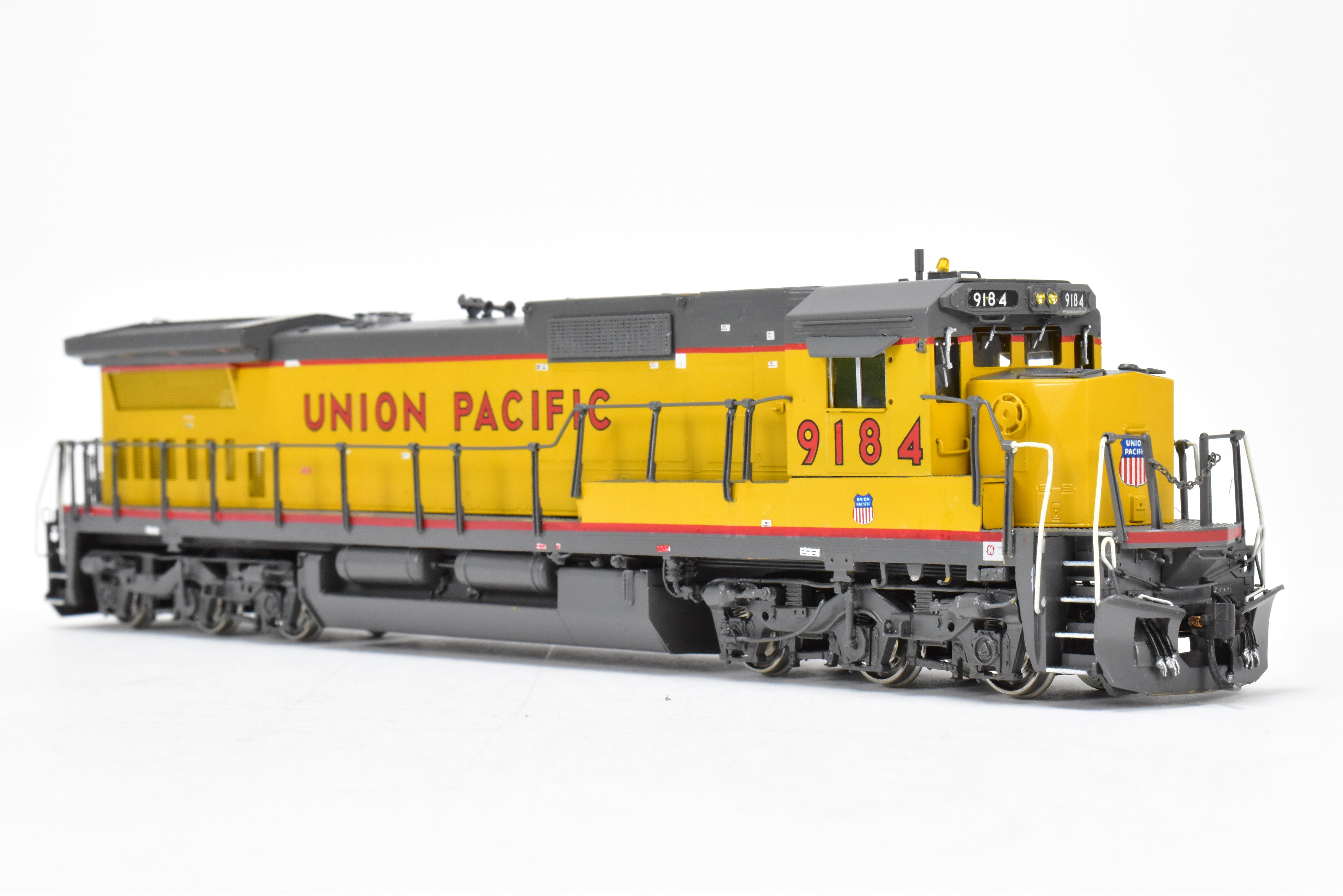 HO Scale Brass Union Pacific GE Dash 8 - 40C Locomotive Model by Overland Models, Inc. Custom Painted with Road Number 9184
