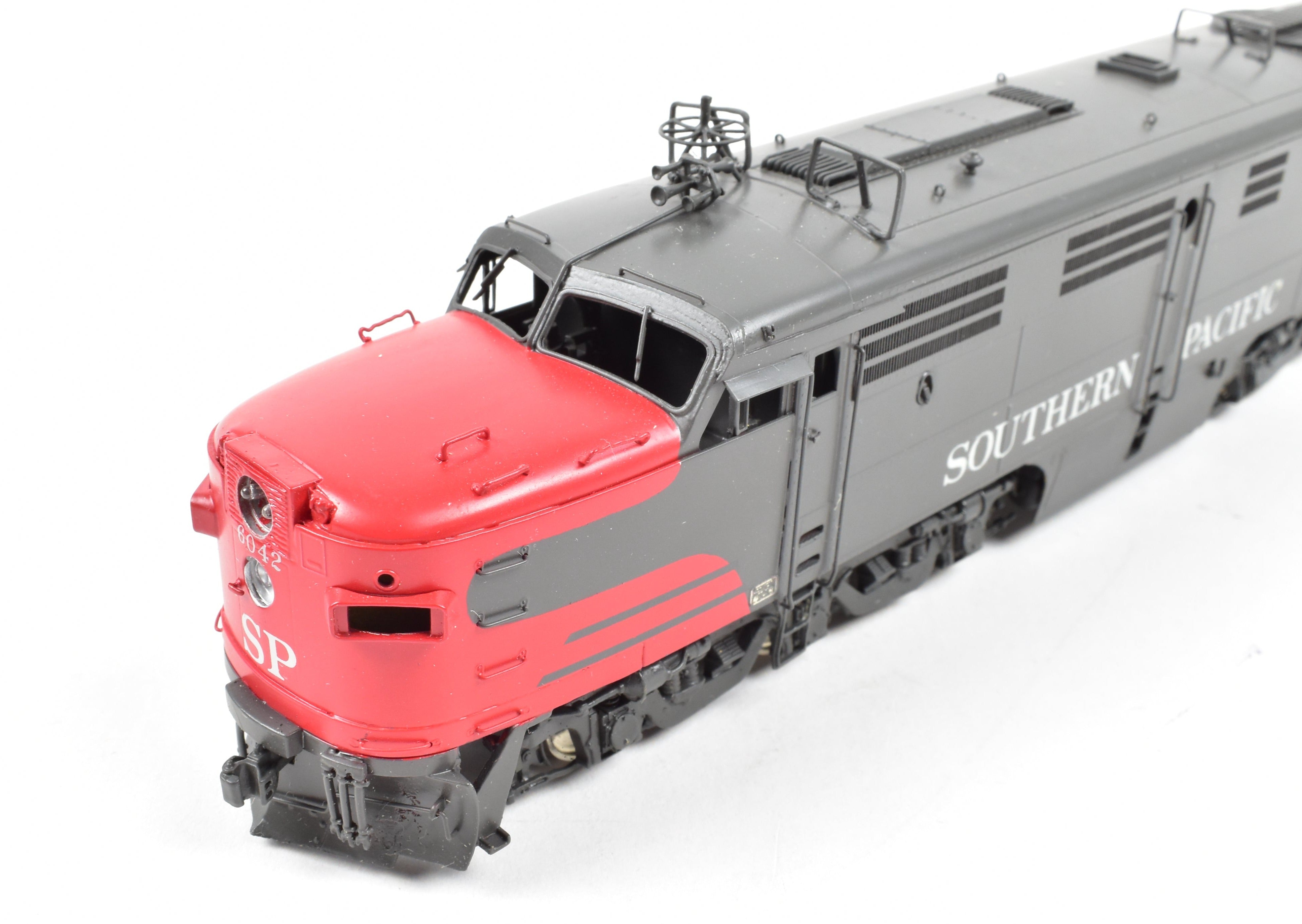 HO Scale Brass Model Train Key Imports Southern Pacific ALCO PA3/PB3/PA3 Set Custom Series #55 with 'Bloody Nose Scheme' and Factory Paint Finish