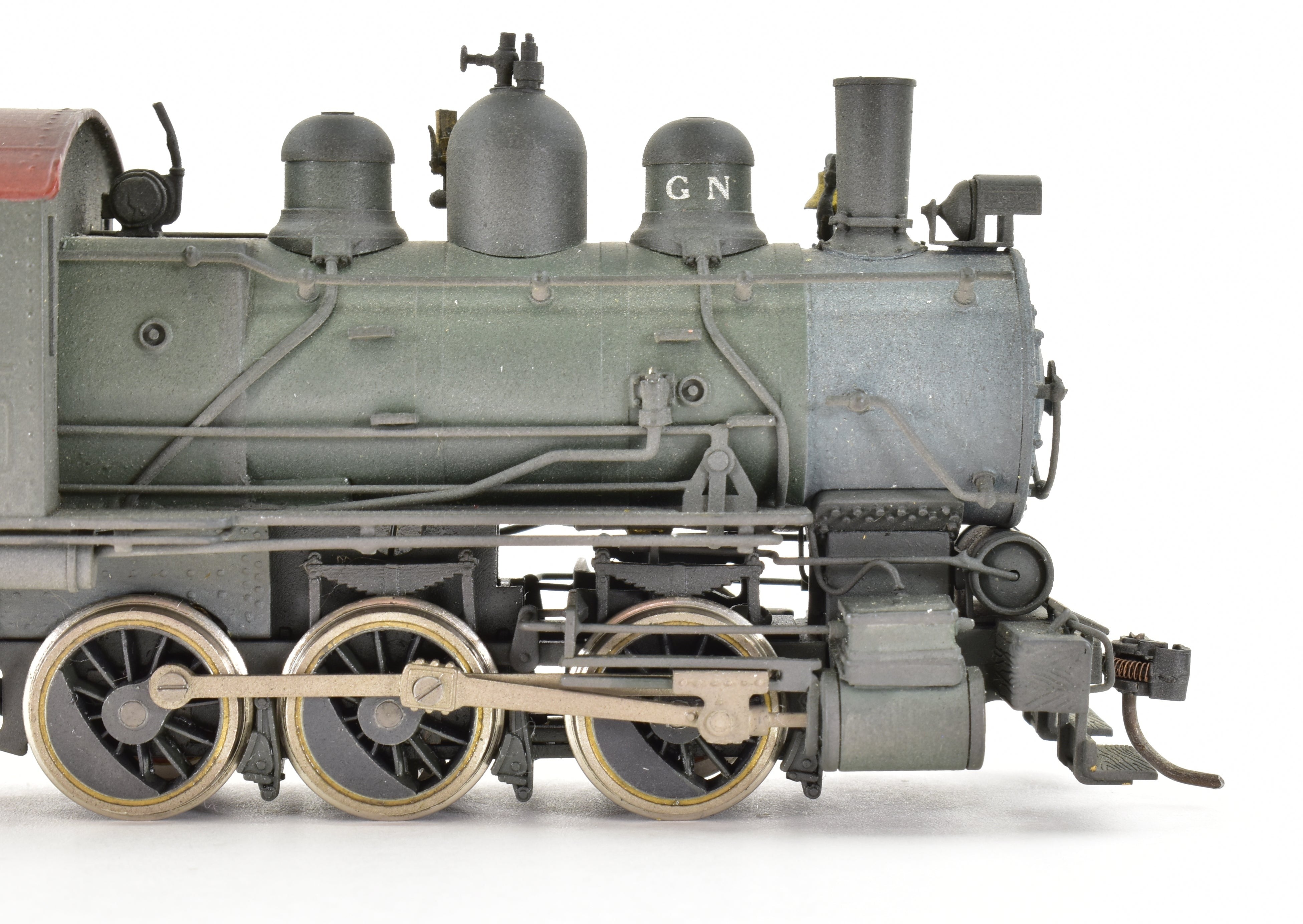 HO Scale Brass Great Northern 0-6-0 A-9 Custom Painted Steam Locomotive No. 56