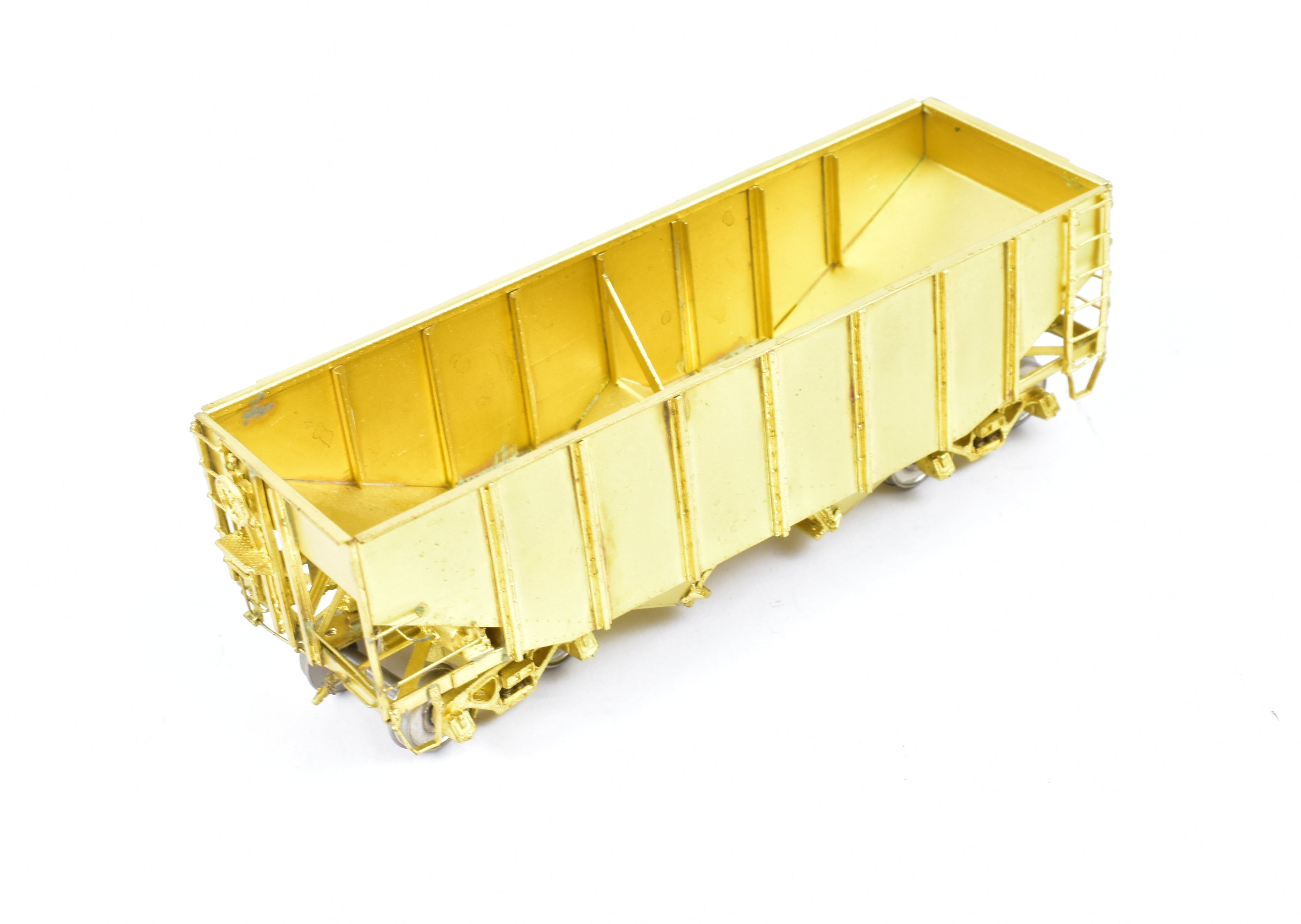 HO Scale Brass Western Maryland 55-Ton 2-Bay Hopper Car Model by Overland Models, Inc. (OMI)