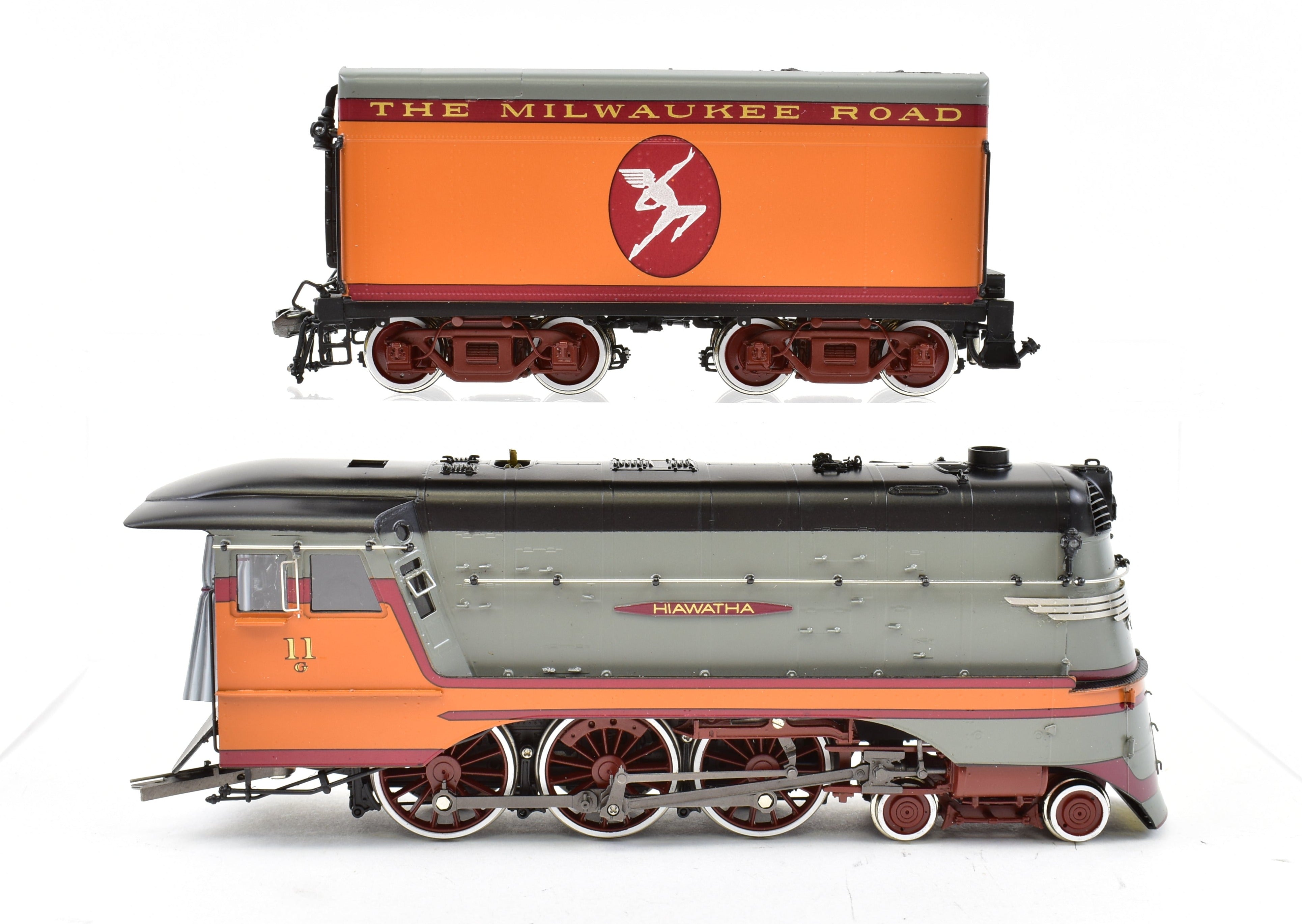 HO Scale Brass Precision Scale Co. Milwaukee Road 4-6-0 G-6PS Cut Skirt FP #11 Model