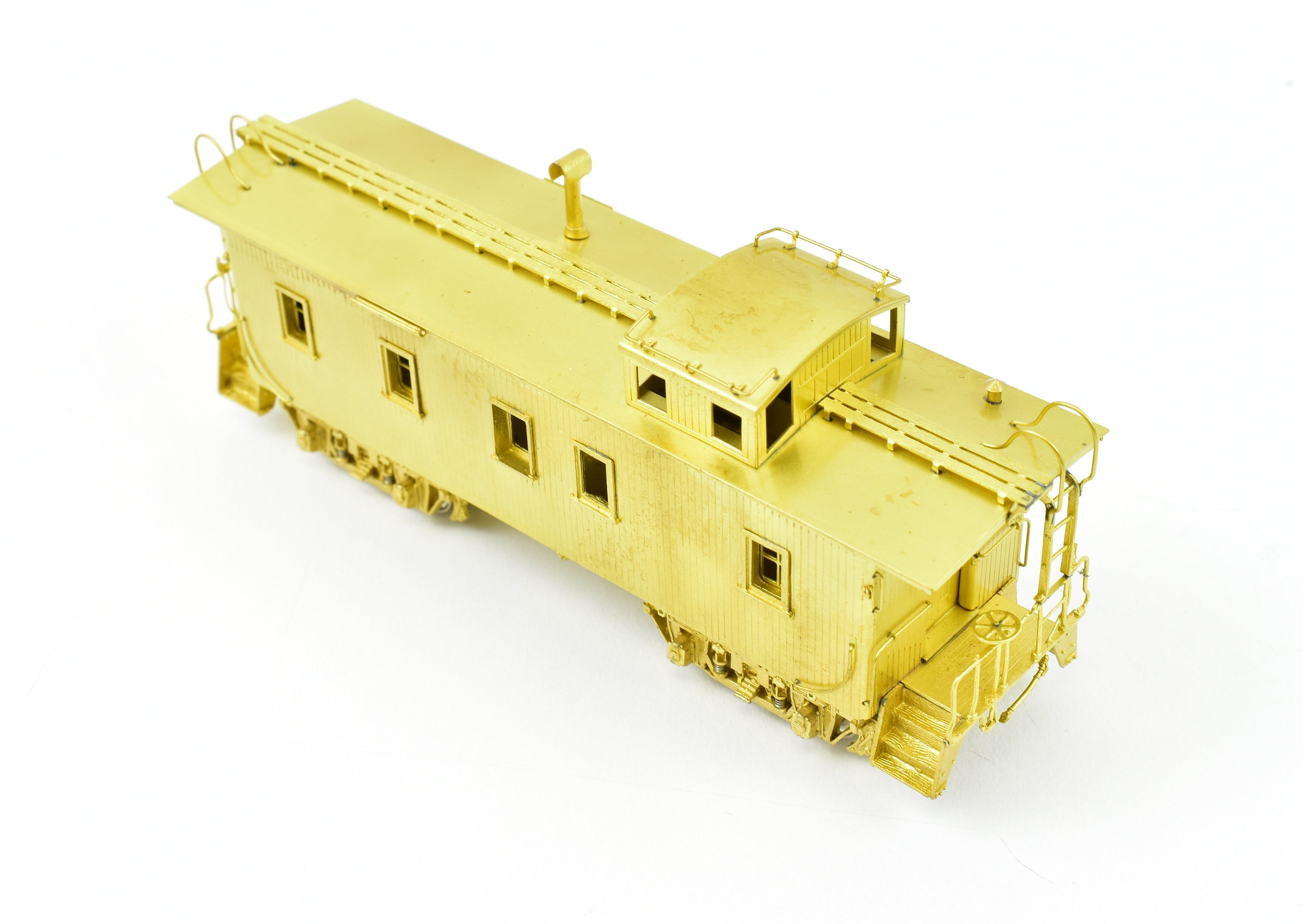 HO Brass OMI C&NW Wood Caboose End Windows Only, Minor Box Wear