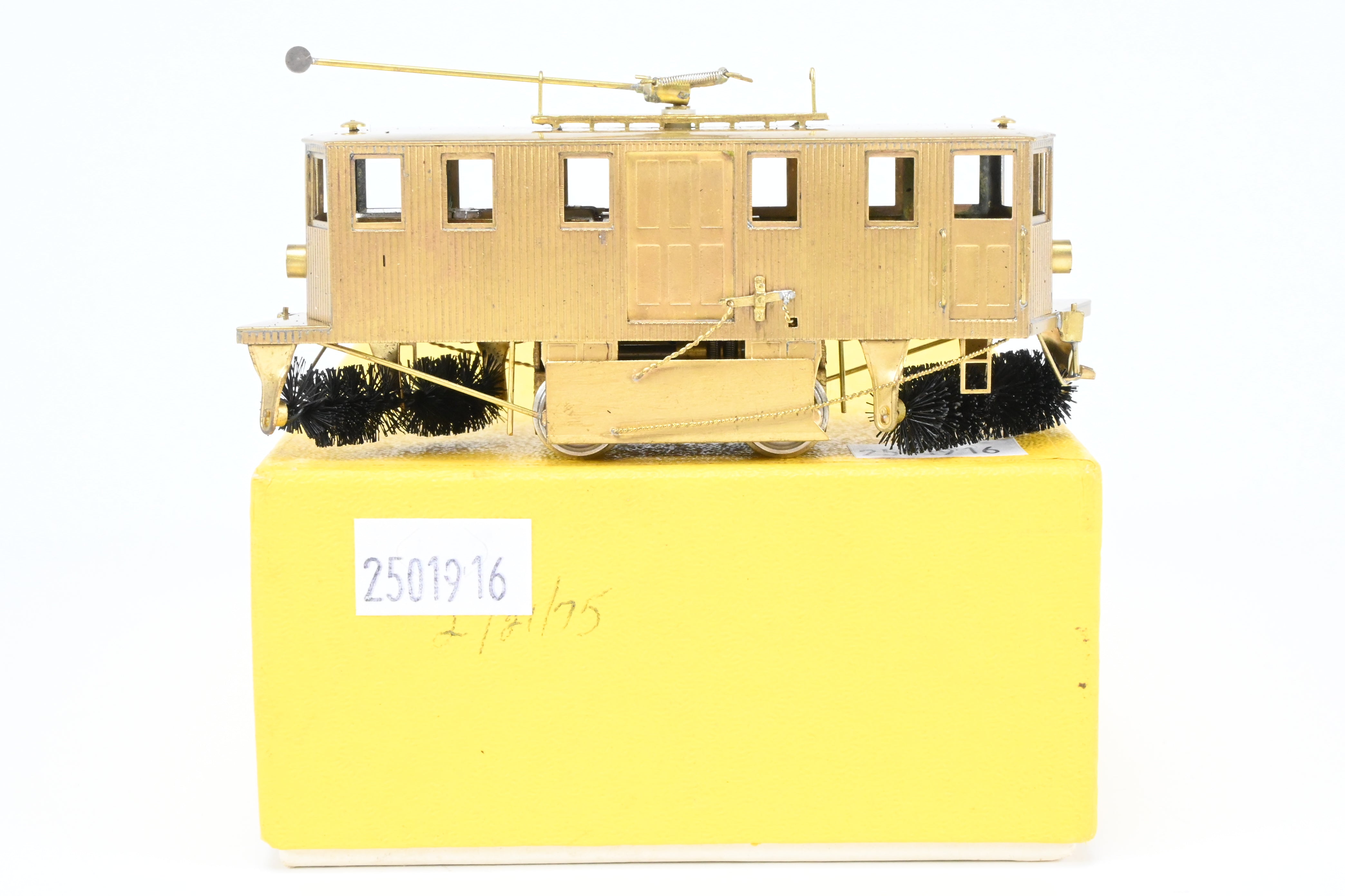 HO Scale Brass Fairfield Models Various Roads McGuire - Cummings Single Truck Sweeper Model Train