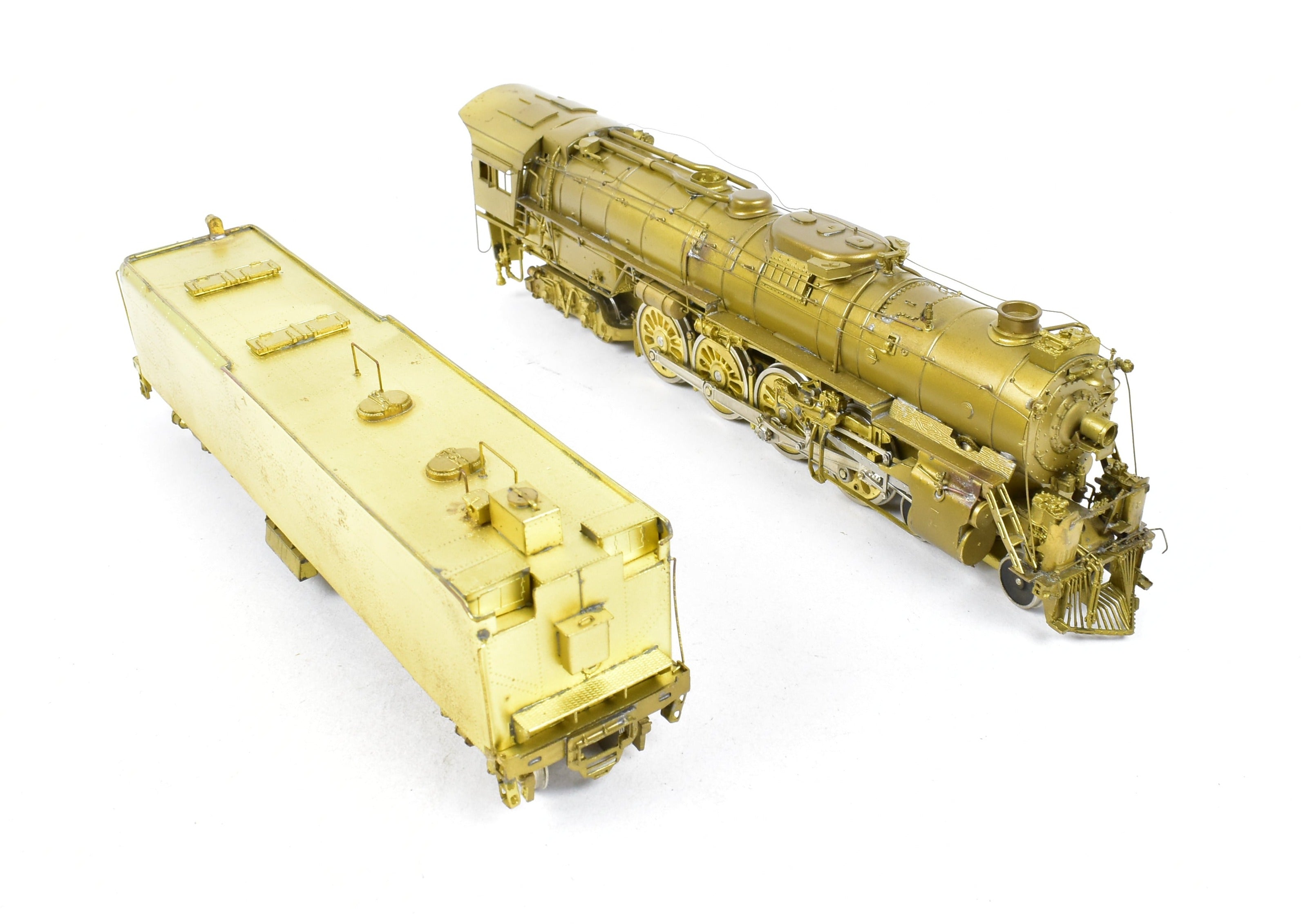 HO Brass Westside Model Co. ATSF Santa Fe Fleetwood Classic Steam Locomotive Set