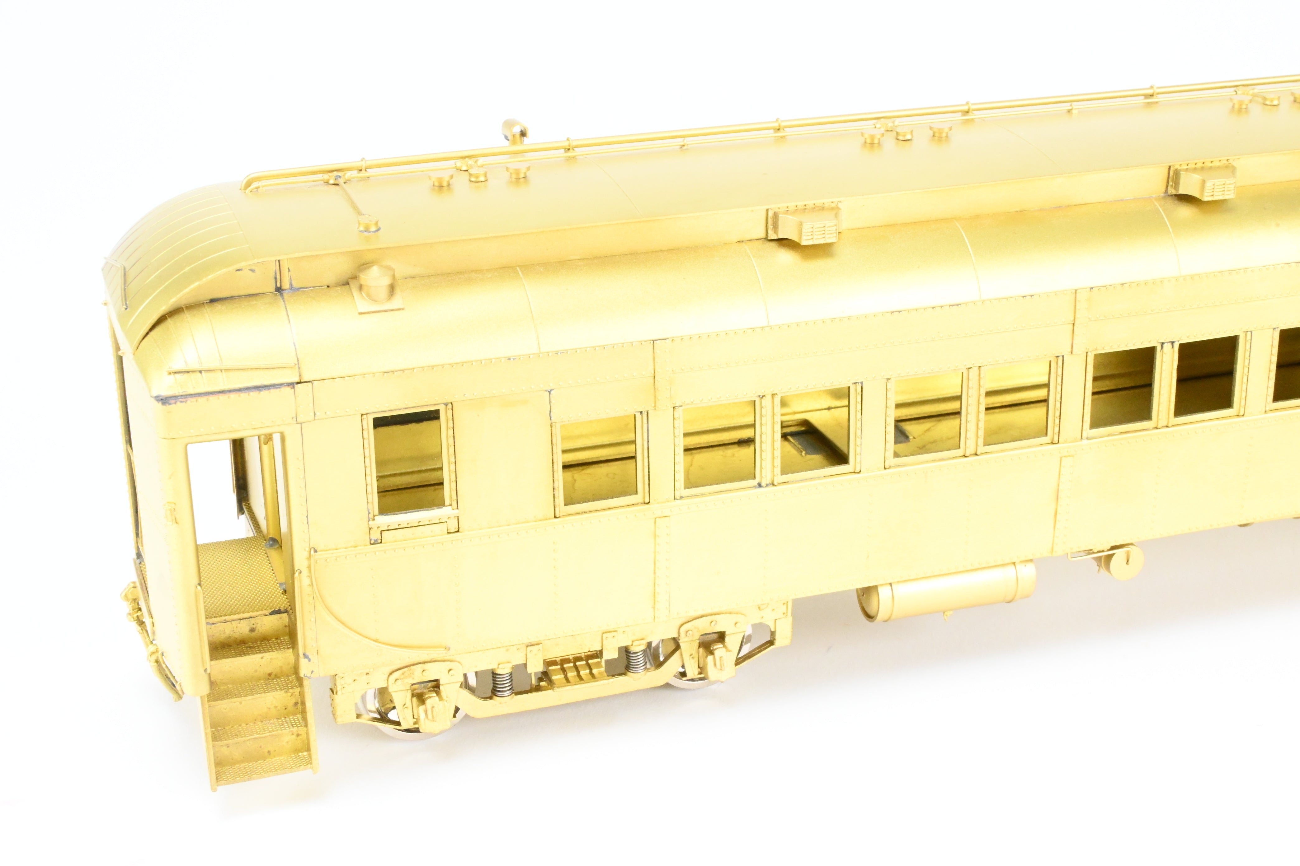 O Scale Oriental Limited Great Northern HW Combine and Caboose Model Set (557 - 586) - High - Quality Brass Collectible
