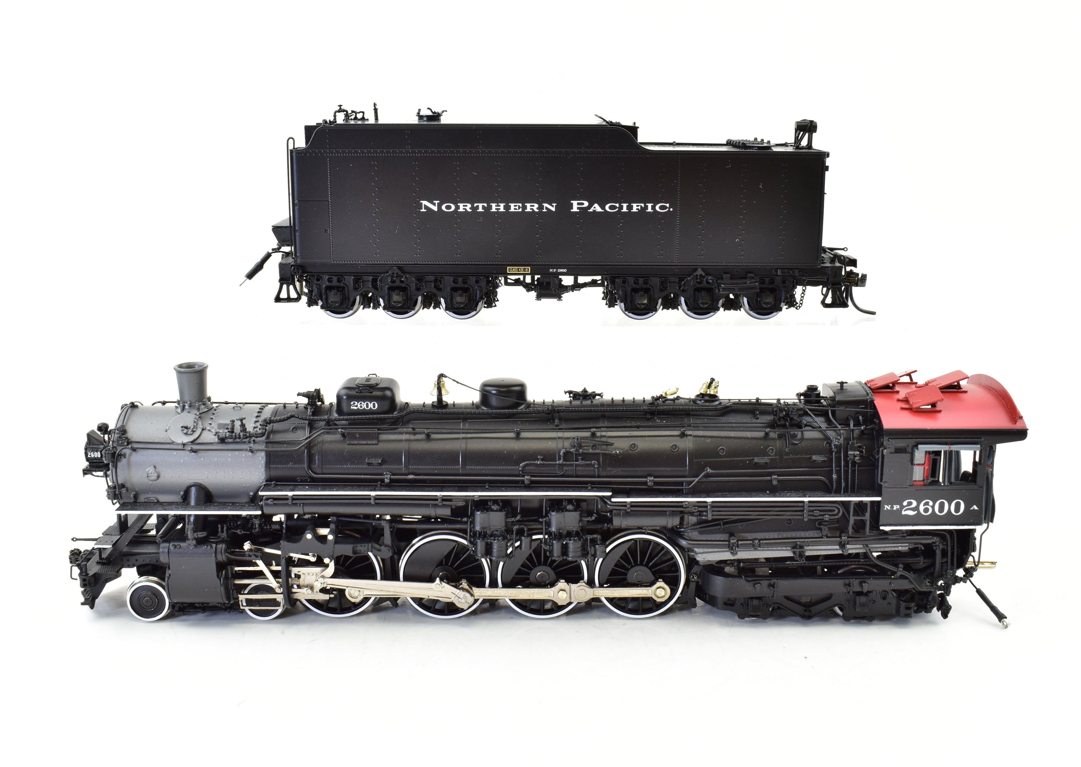 HO Brass W&R Enterprises NP Northern Pacific Class A 4-8-4 V2 FP #2600 Model