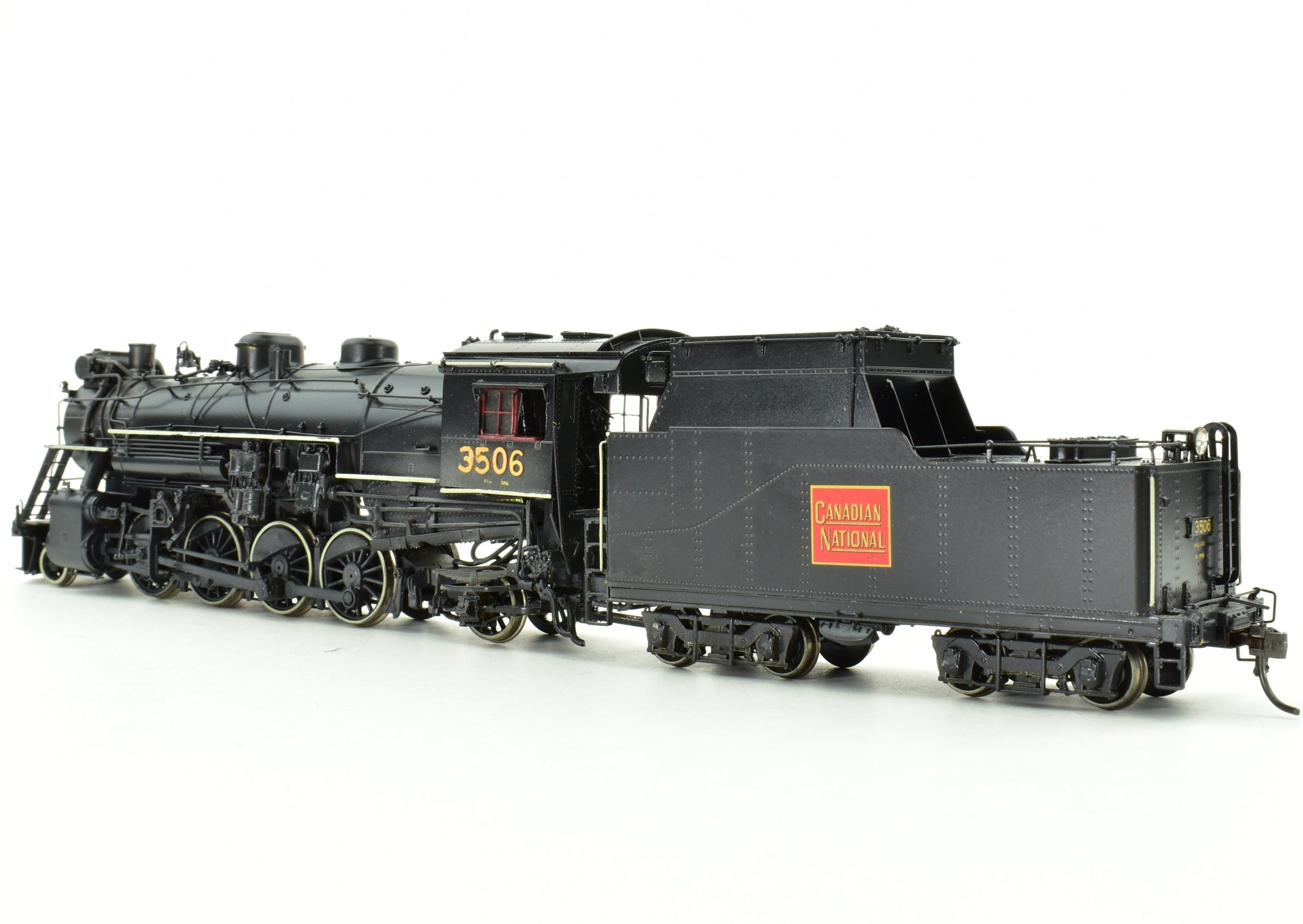 HO Scale Brass OMI Overland Models CNR S-1g 2-8-2 #3506 Pro-Painted Train Model